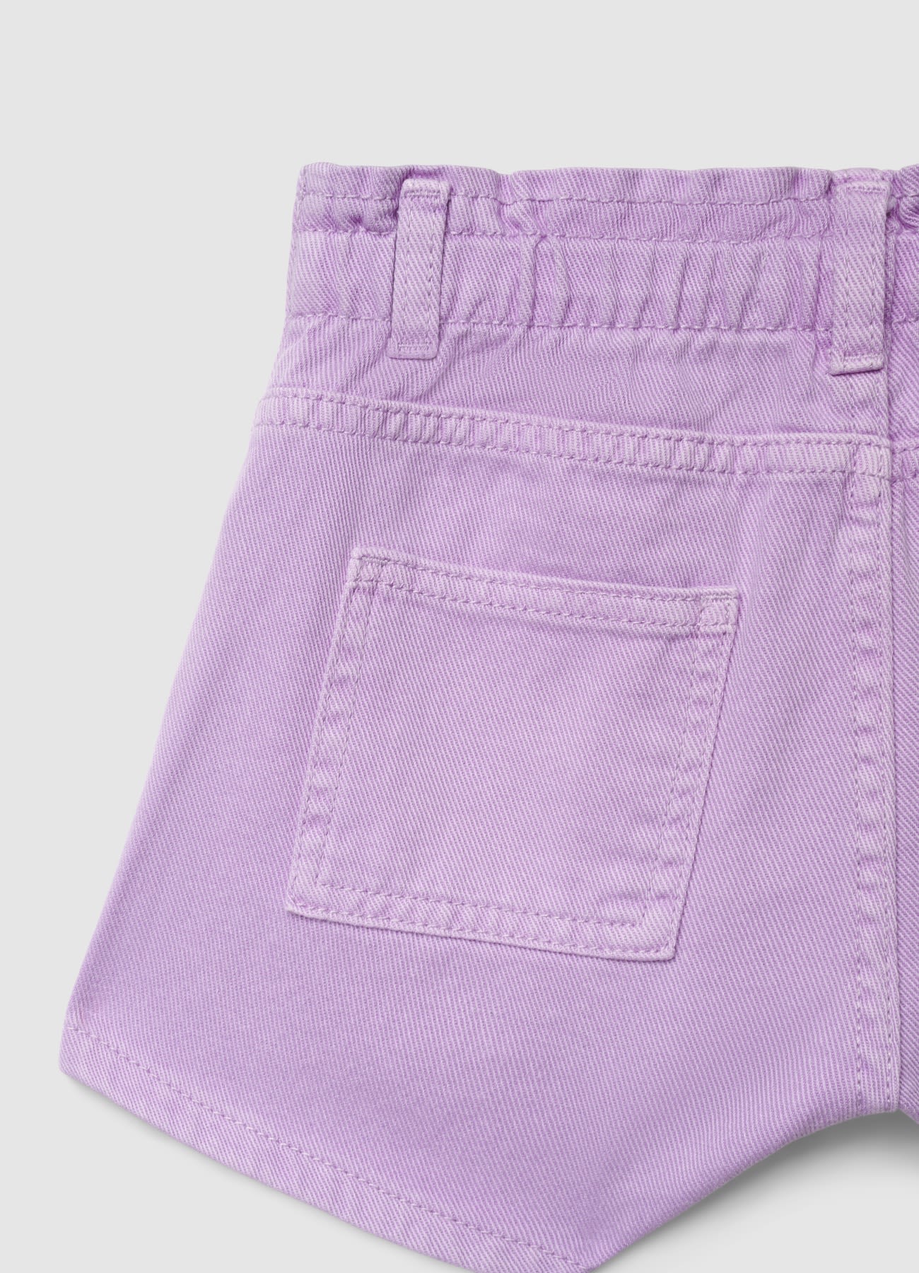 Shorts a vita alta con elastico - Image 3