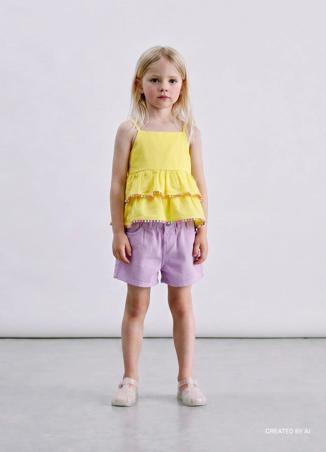 Shorts a vita alta con elastico - Image 4