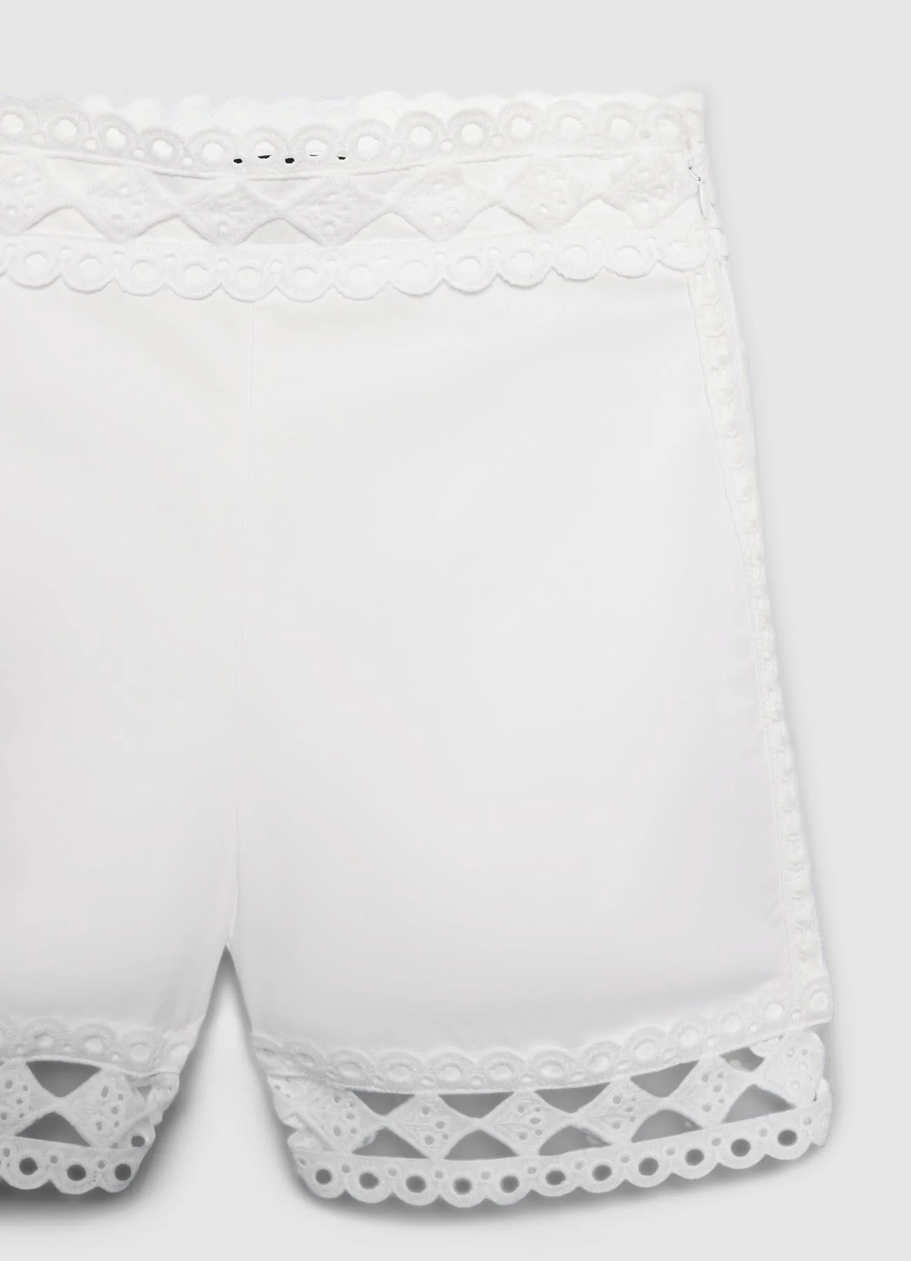 Shorts a vita alta con ricami - Image 4