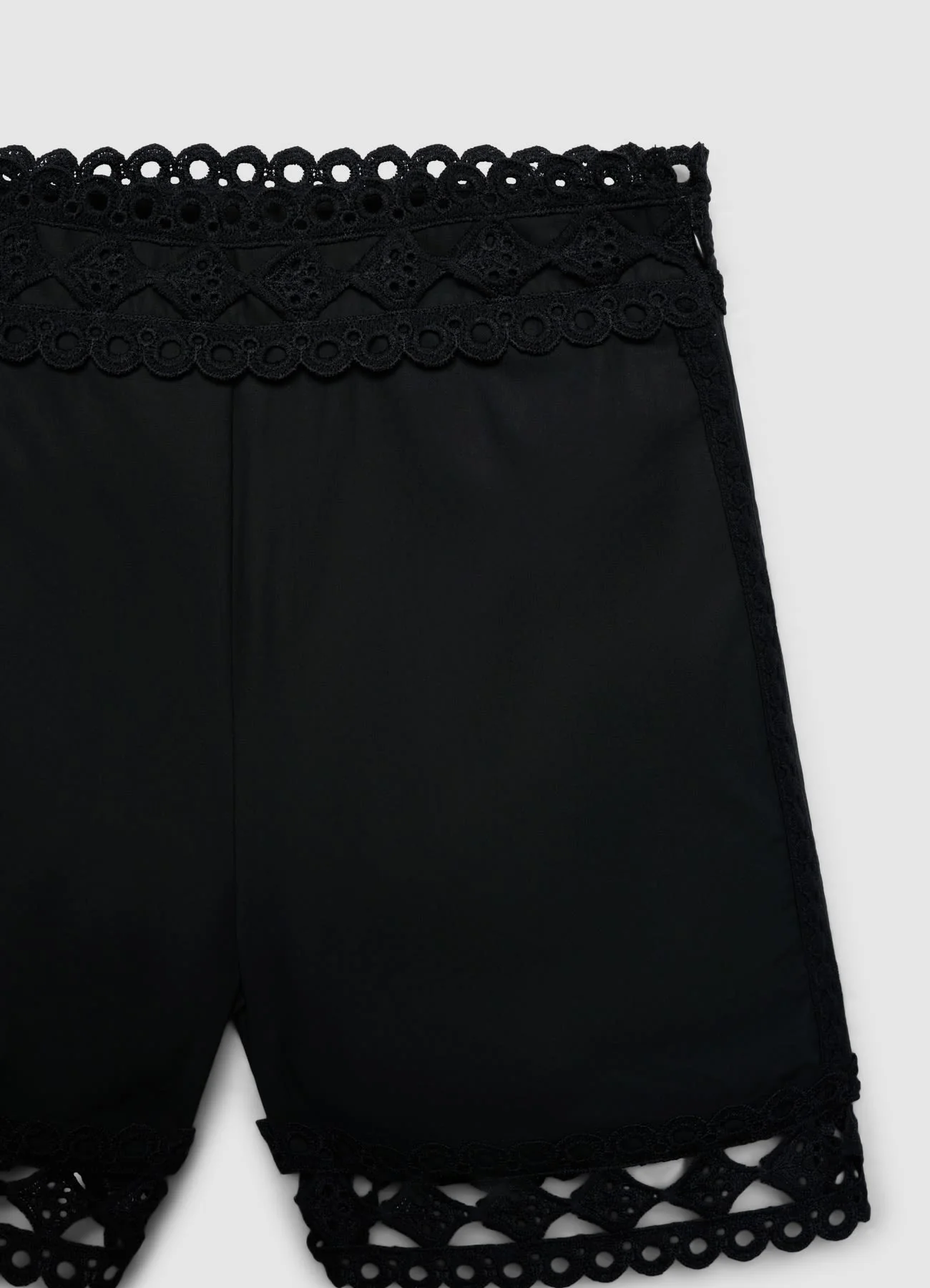 Shorts a vita alta con ricami - Image 5