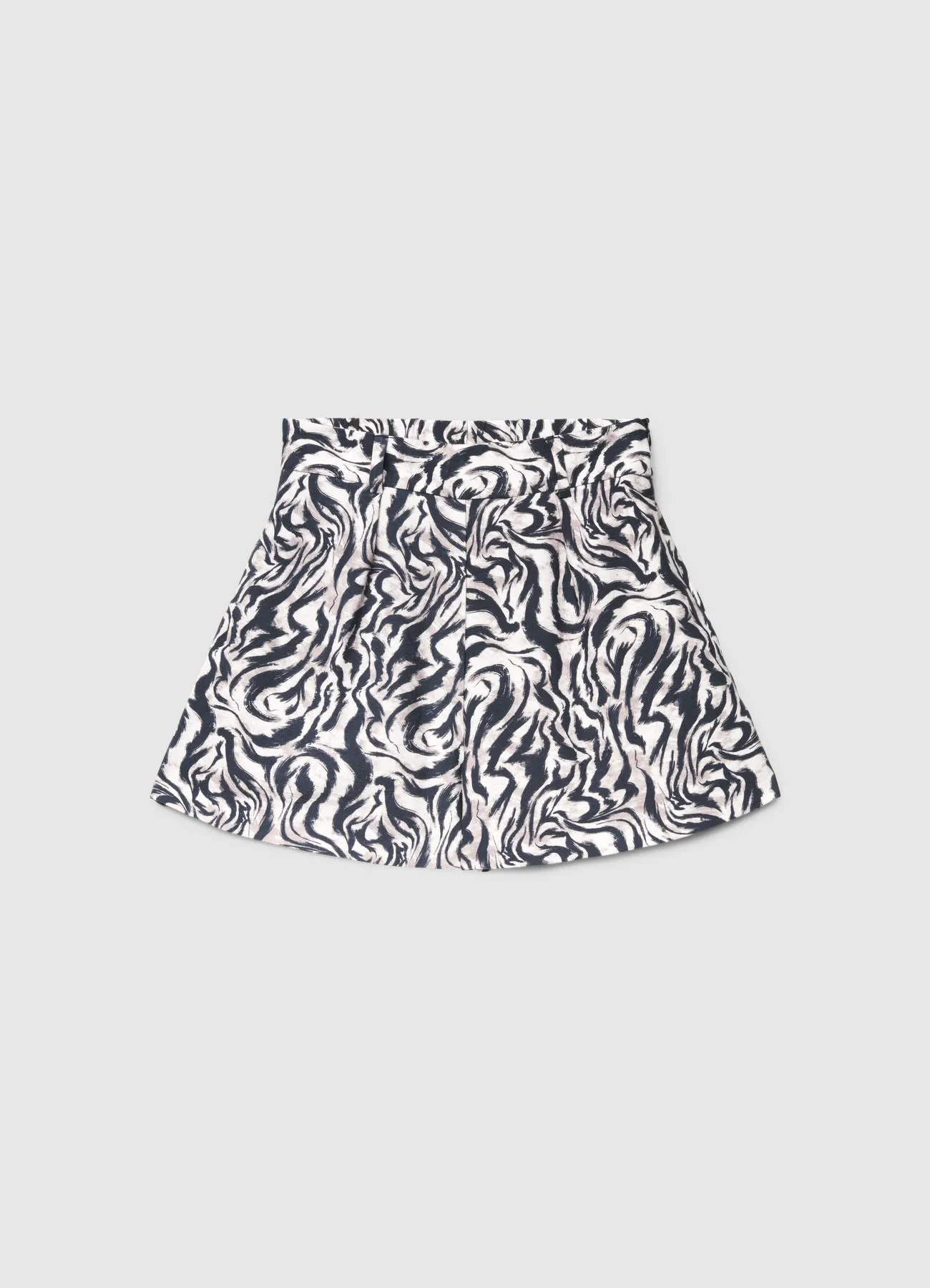 Shorts a vita alta con stampa astratta - Image 4