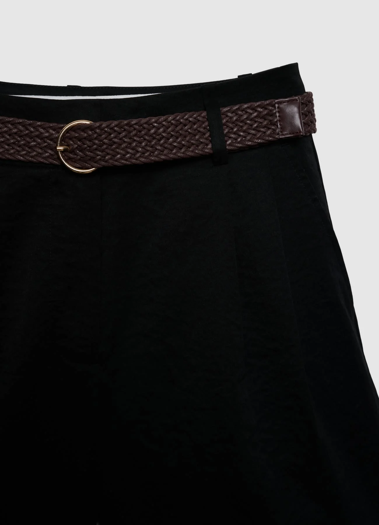 Shorts bermuda con cintura intrecciata - Image 5
