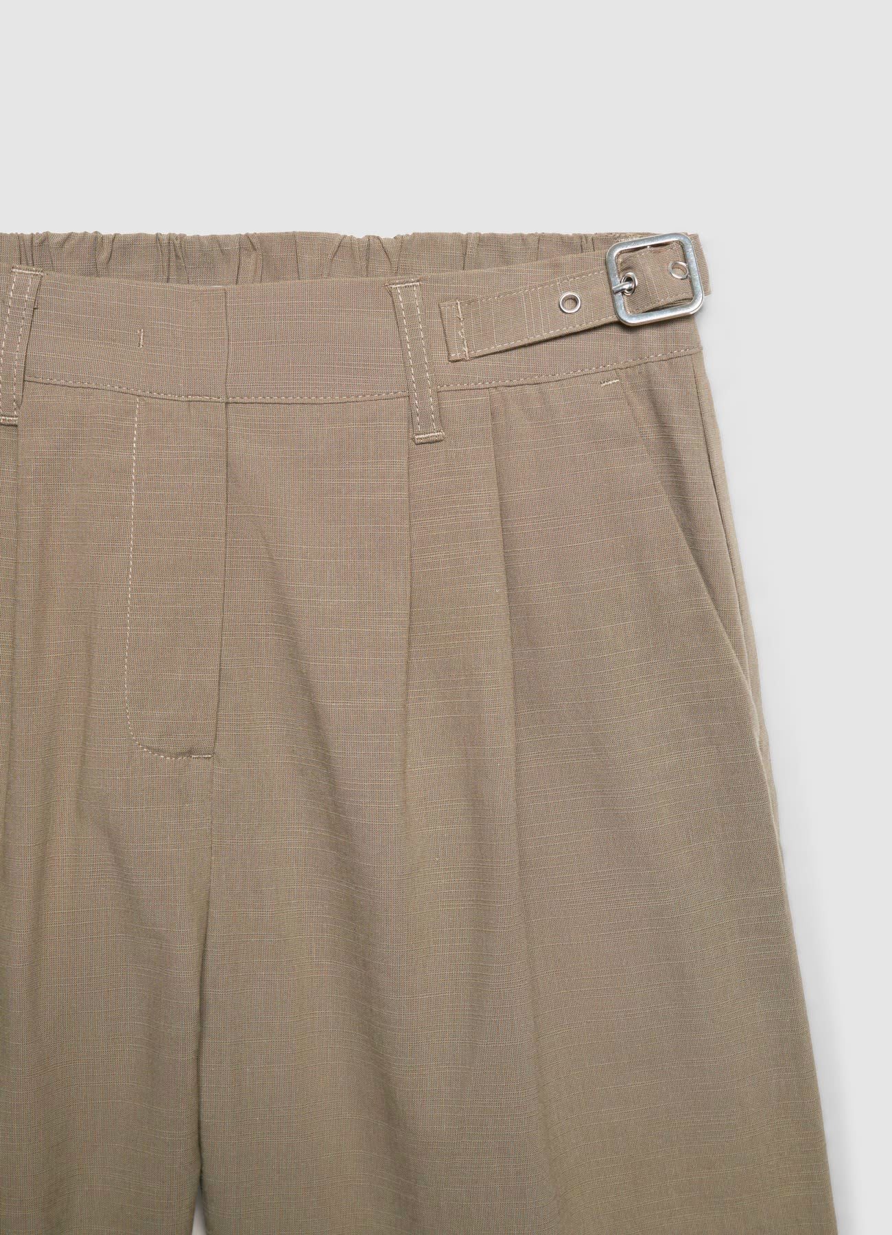 Shorts bermuda con fibbie in vita - Image 6