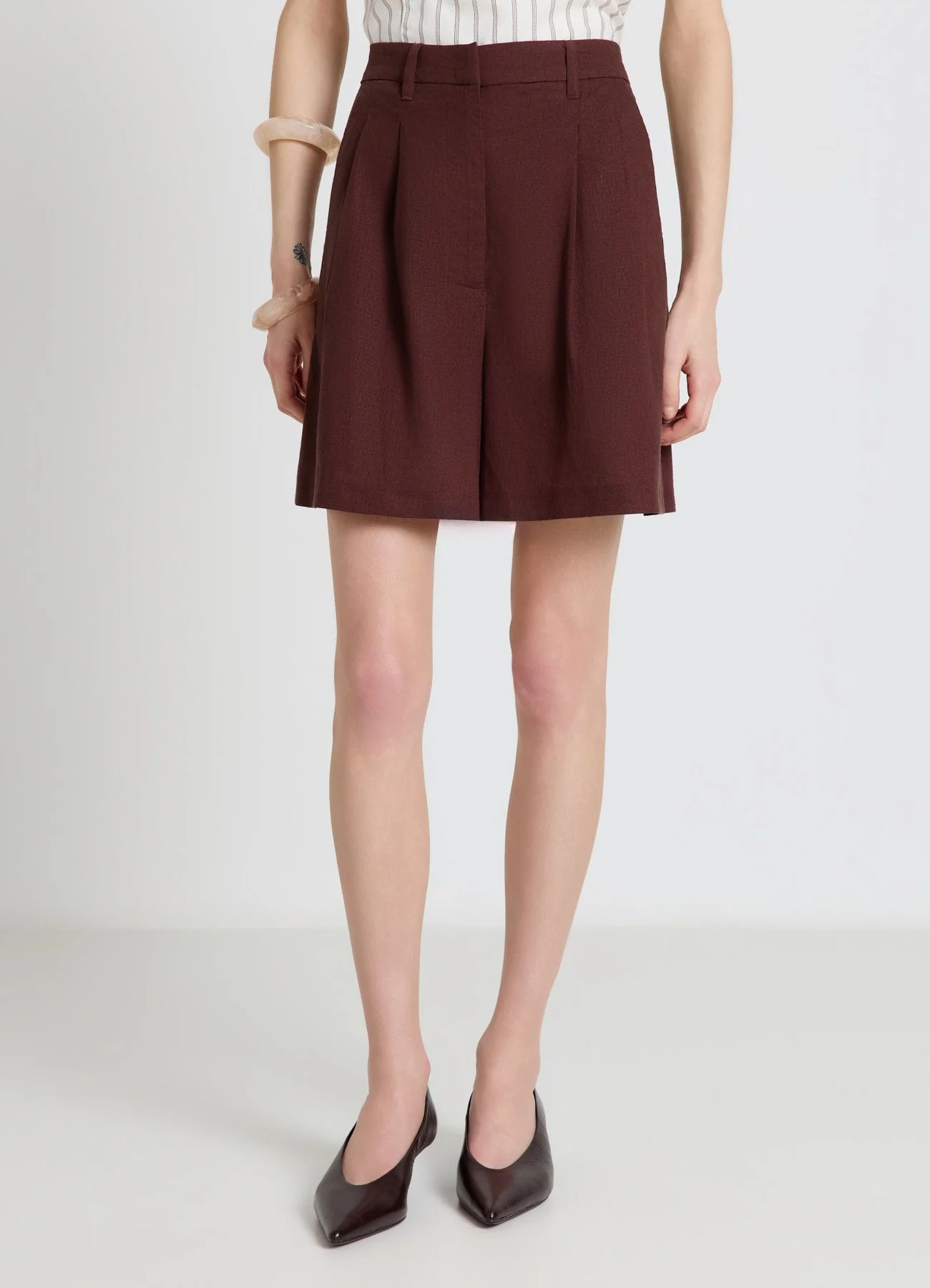 Shorts bermuda misto lino