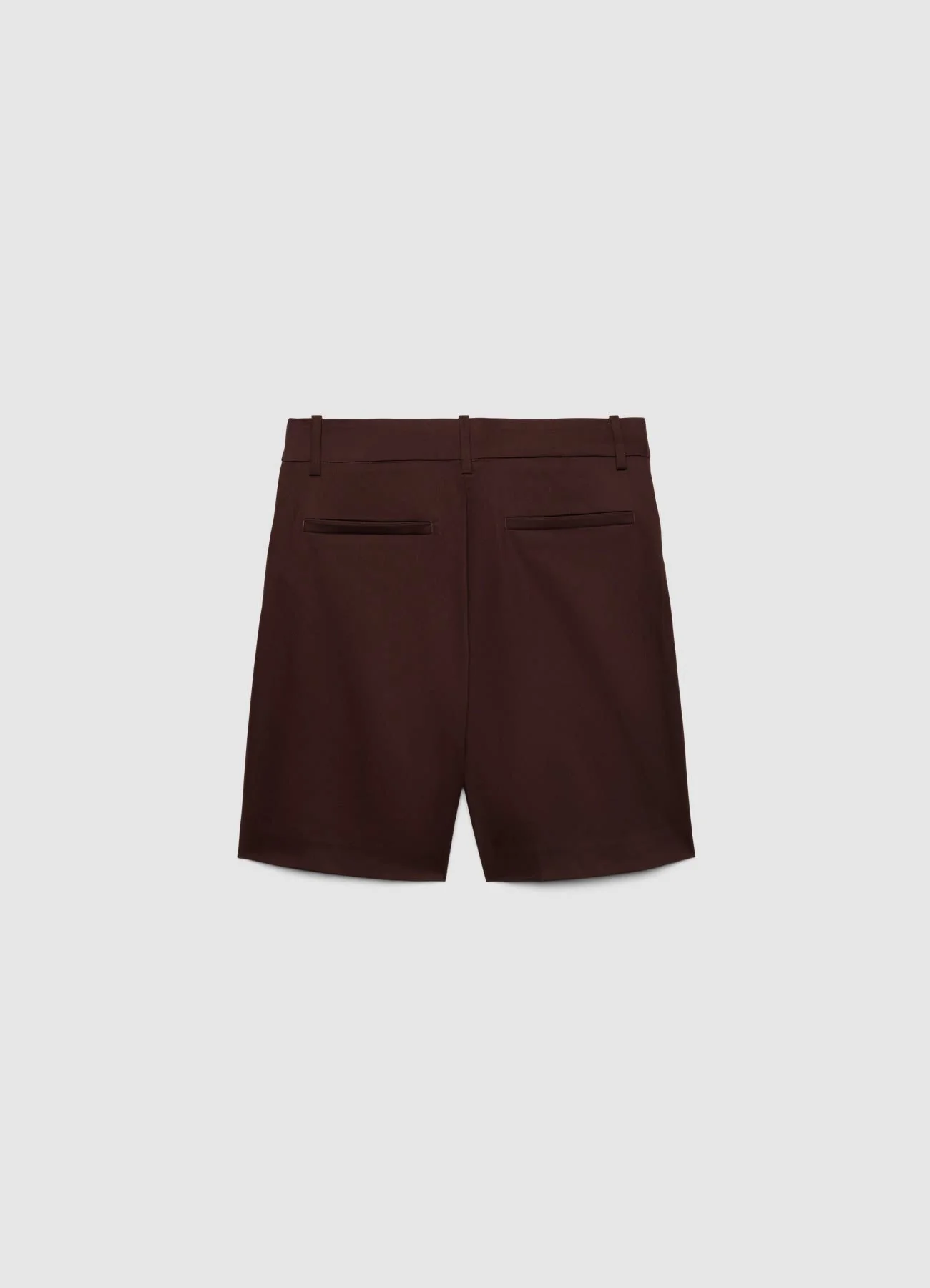 Shorts bermuda sartoriali a tinta unita - Image 6