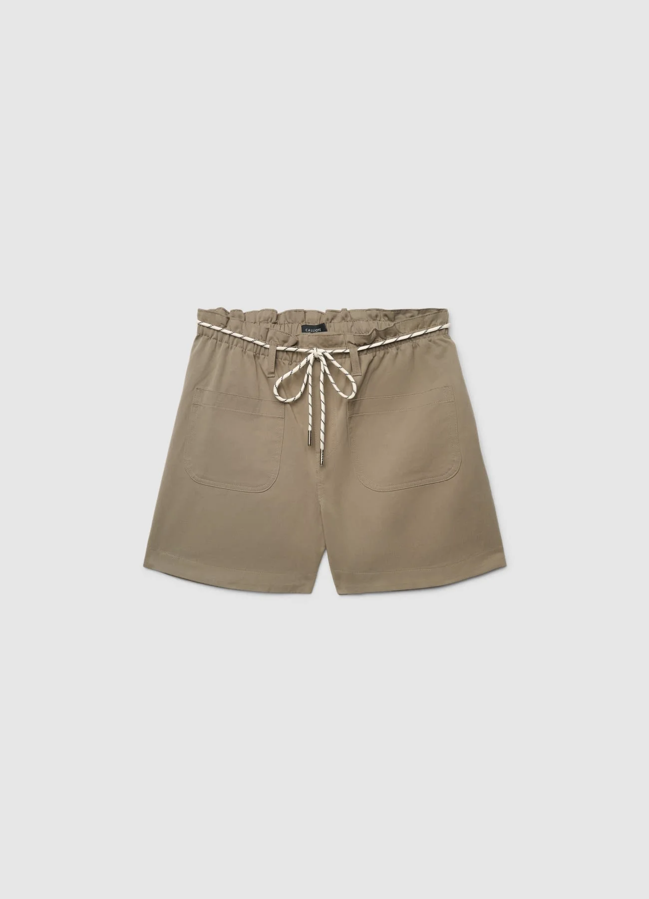 Shorts con cordino e tasche a toppa - Image 5