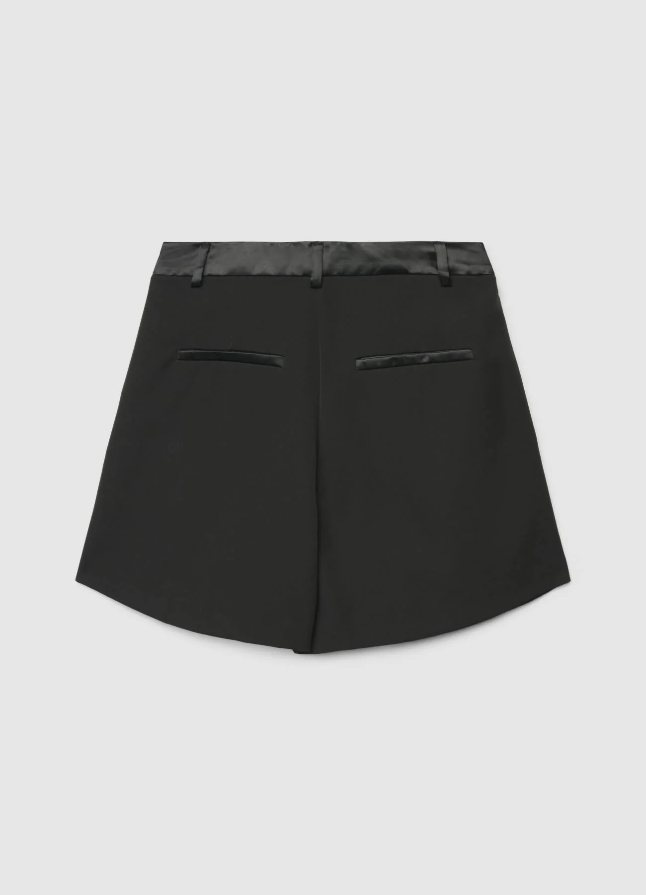 Shorts con perle e vita rifinita - Image 4