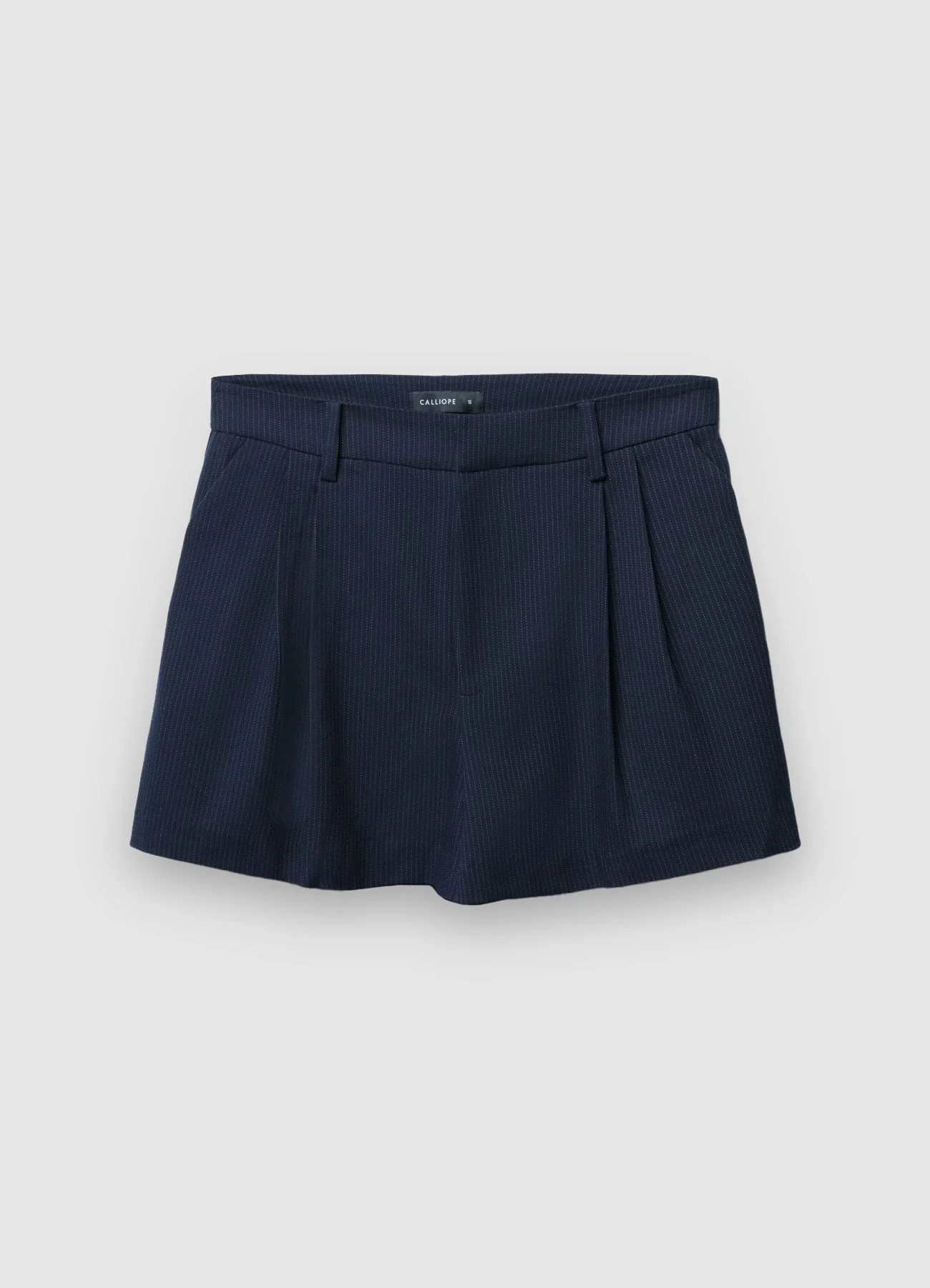 Shorts con pinces gessato - Image 5