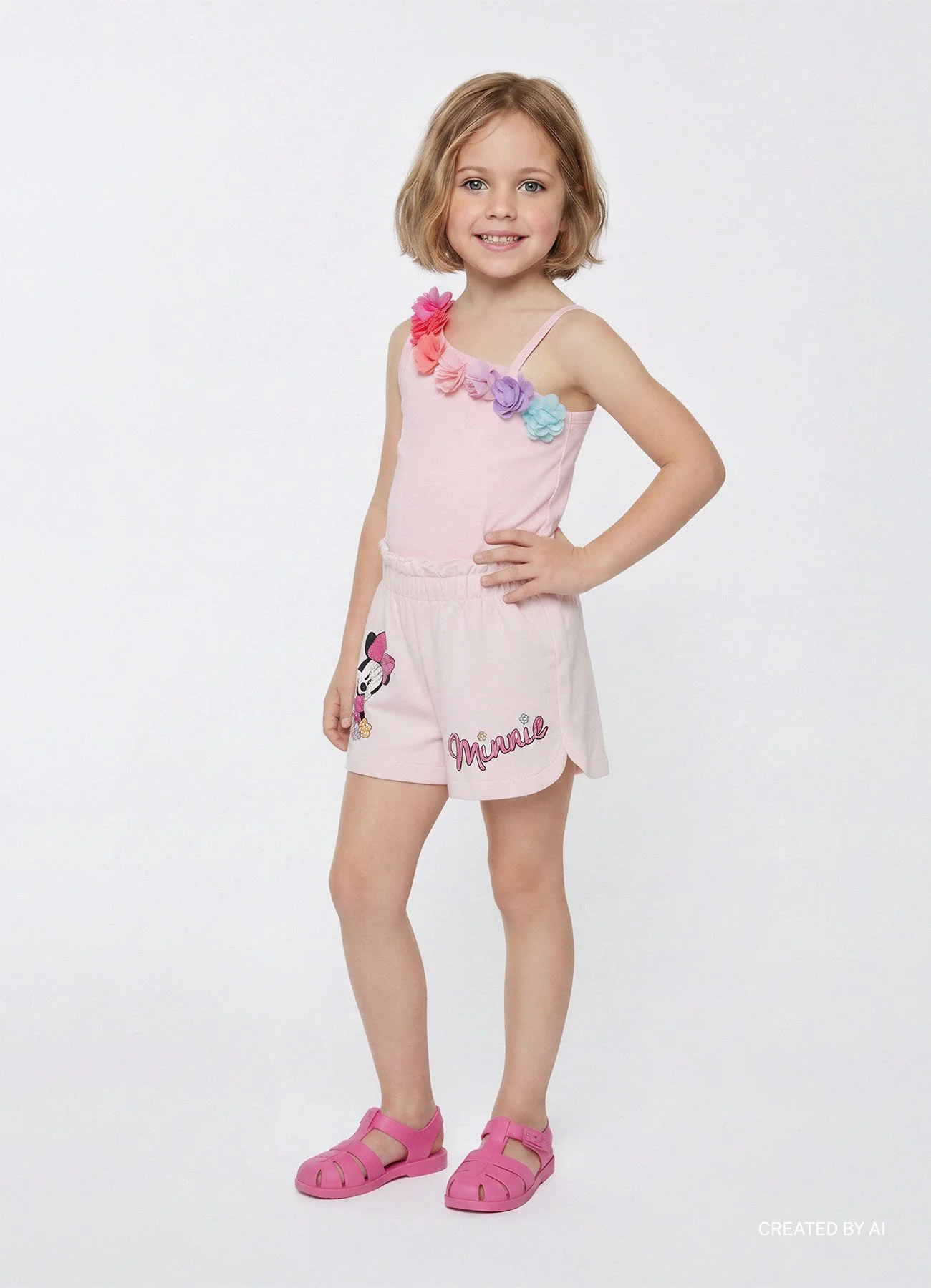 Shorts con stampa Minnie - Image 4