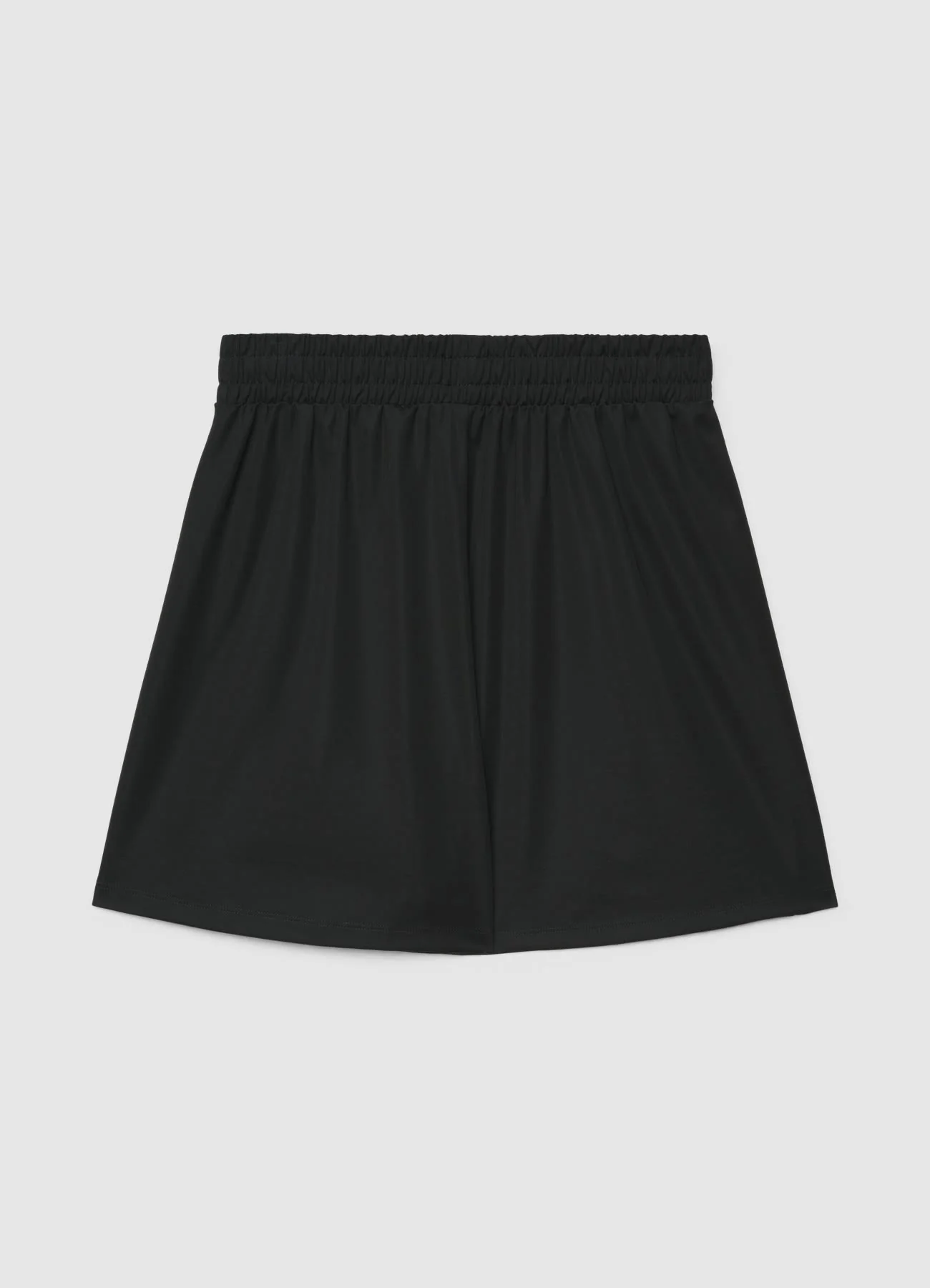 Shorts ginnici a tinta unita con vita elasticizzata - Image 4