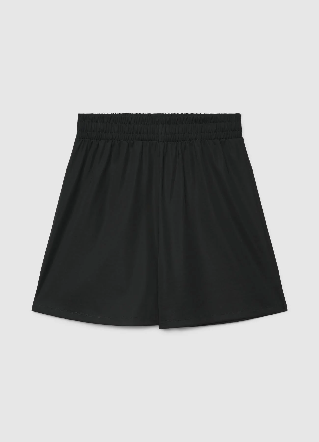 Shorts ginnici a tinta unita con vita elasticizzata - Image 5