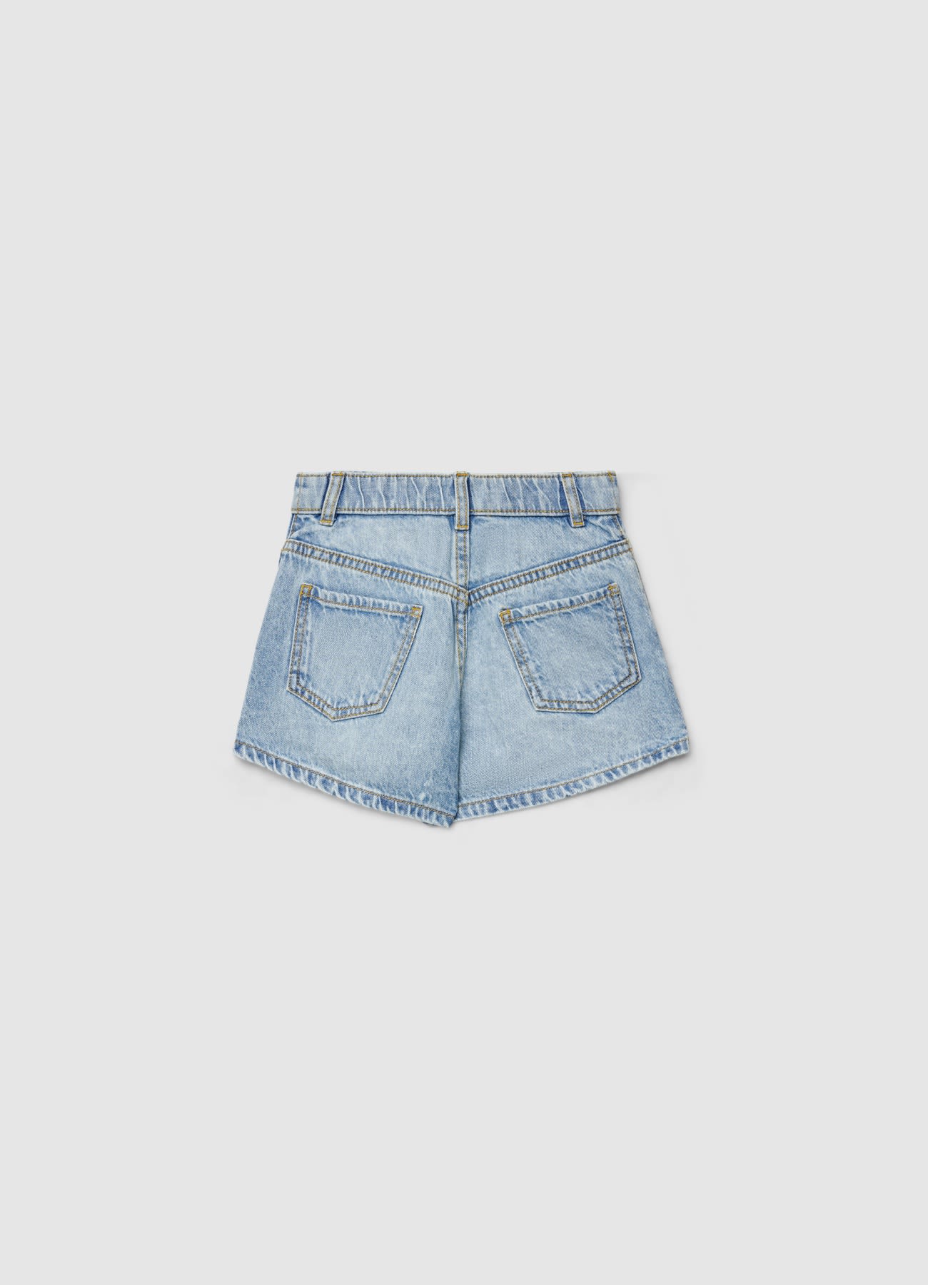 Shorts in denim con patch frutta - Image 3