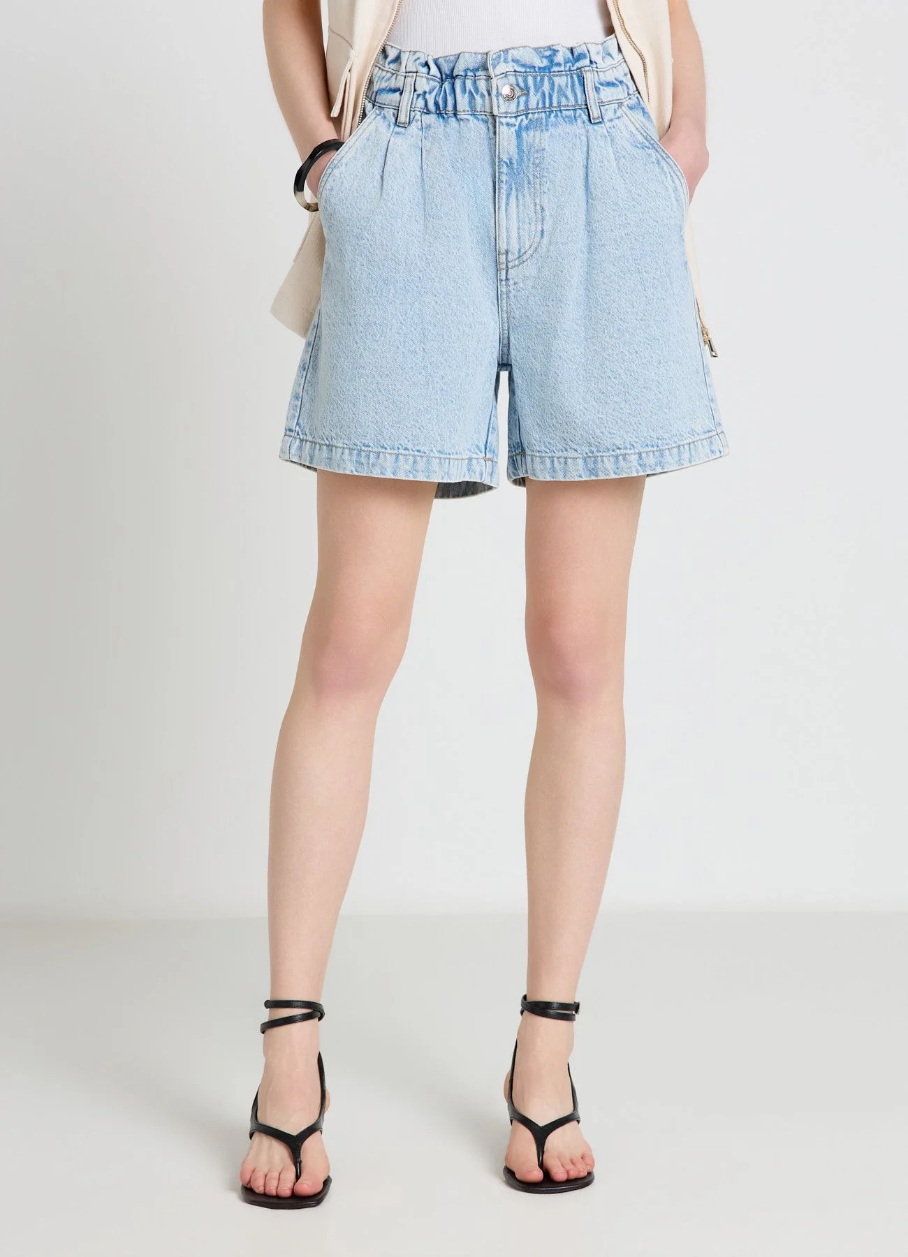 Shorts jeans paperbag - Image 2