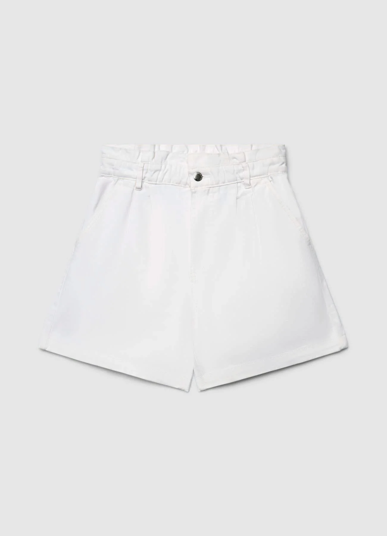 Shorts paperbag in denim - Image 4