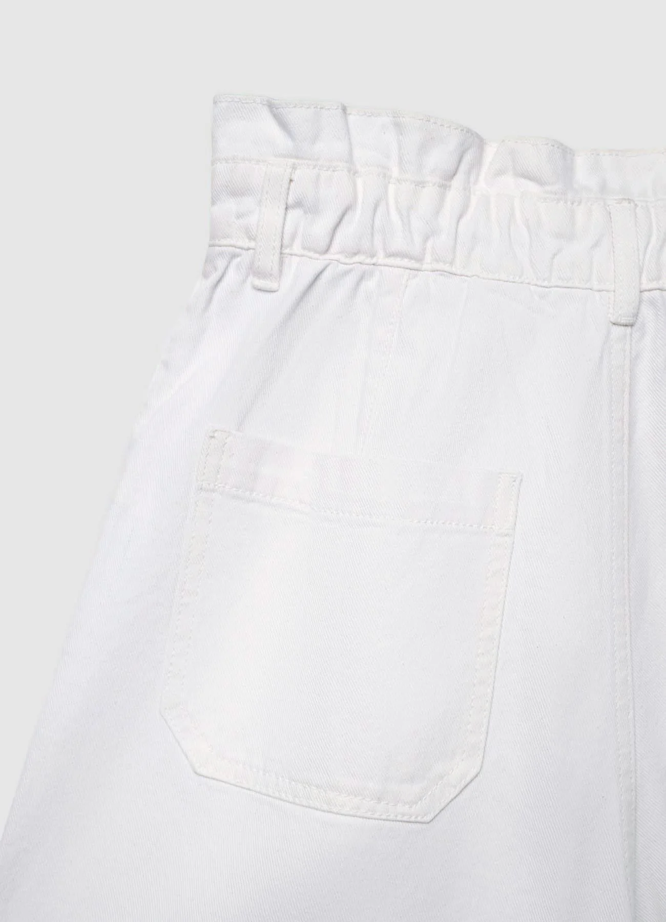 Shorts paperbag in denim - Image 6