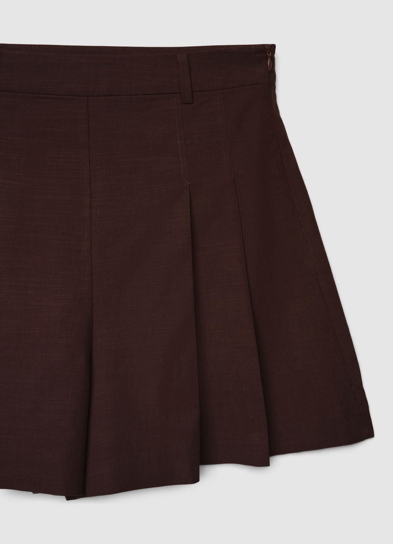 Shorts vita alta con pinces - Image 6