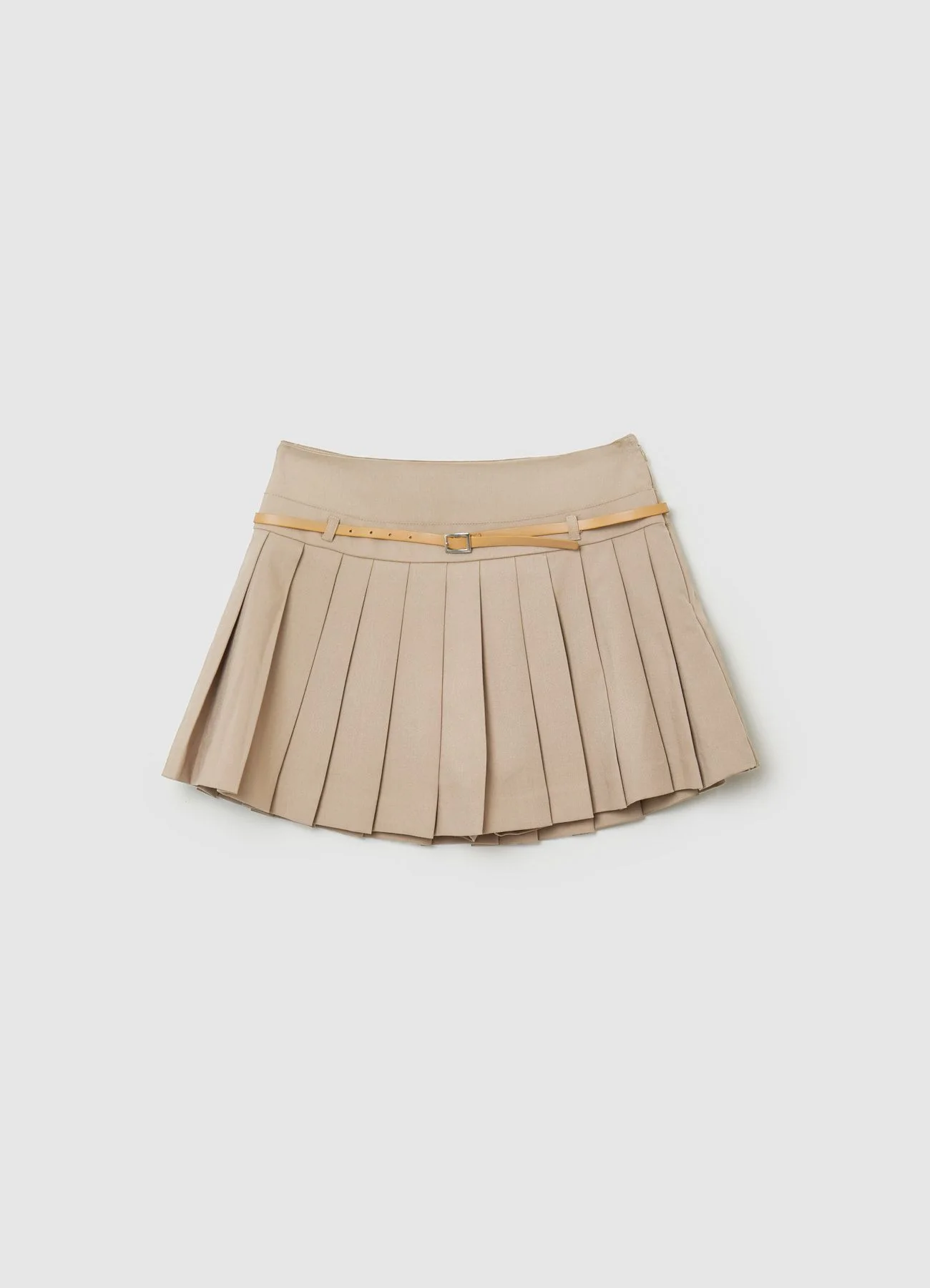 Skort a pieghe con cintura - Image 6