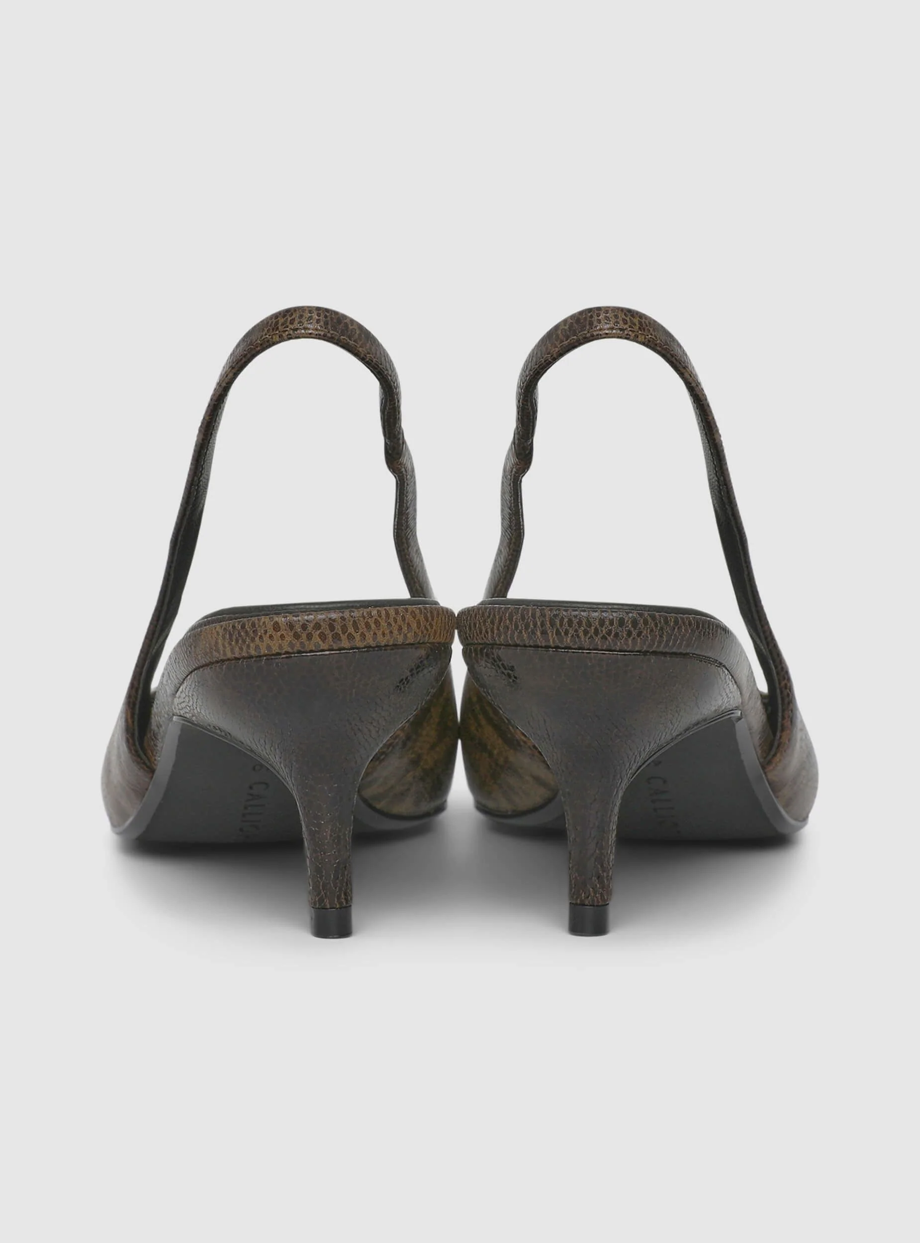 Slingback animalier