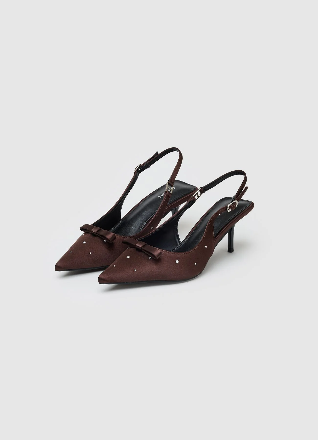 Slingback con fiocco e strass - Image 3
