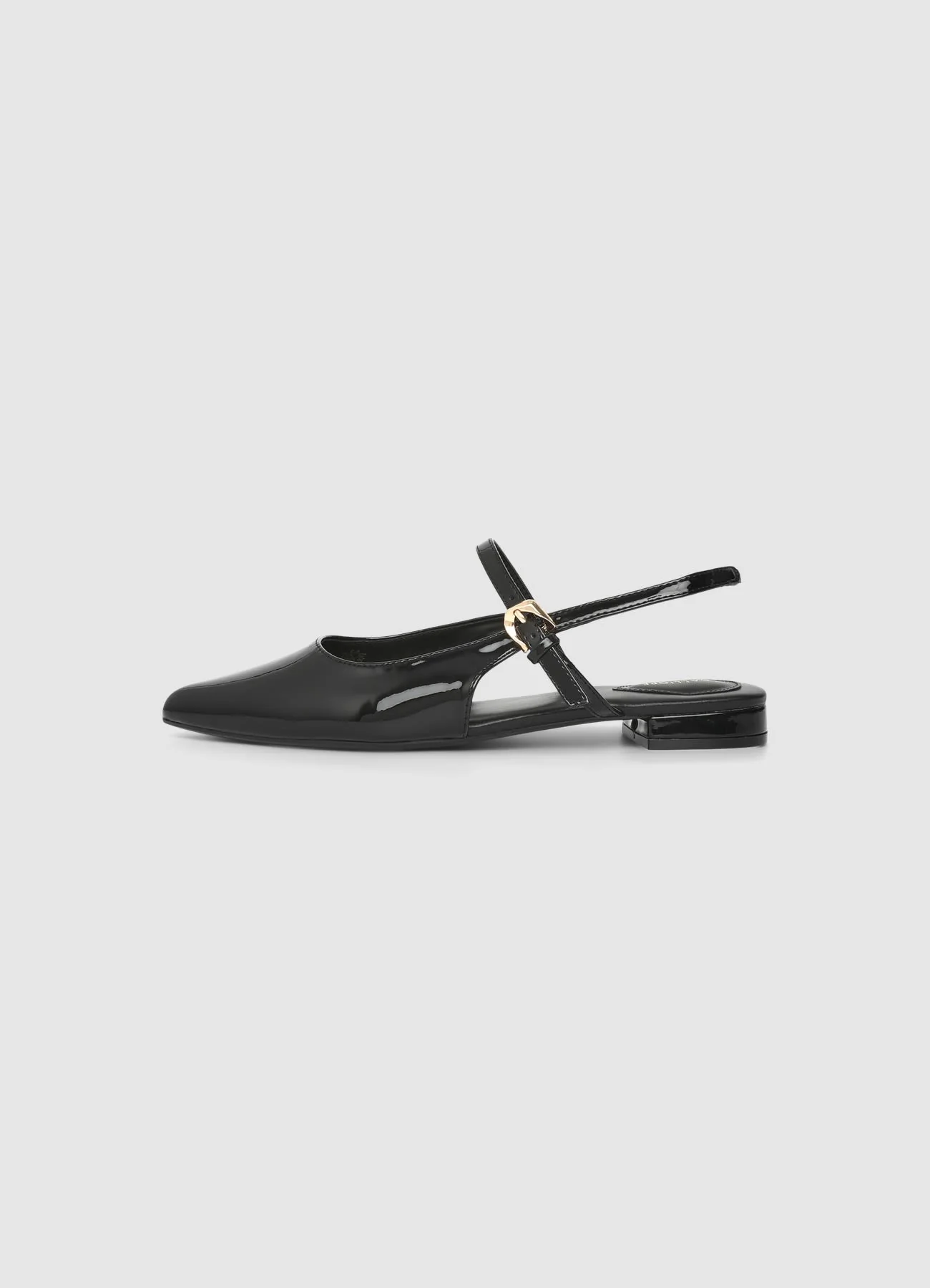 Slingback flat a punta con cinturini - Image 2