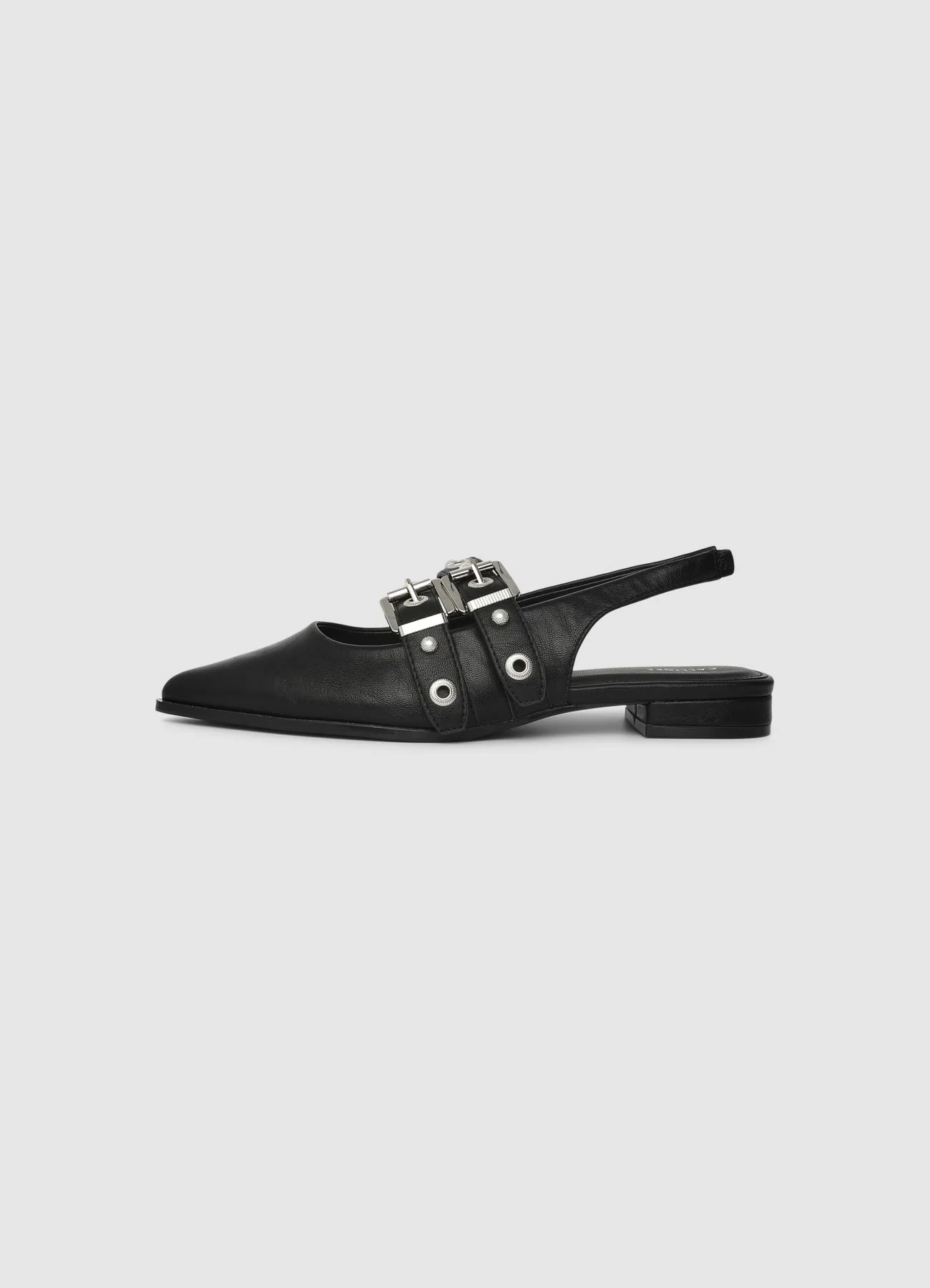 Slingback flat con doppia fibbia - Image 5