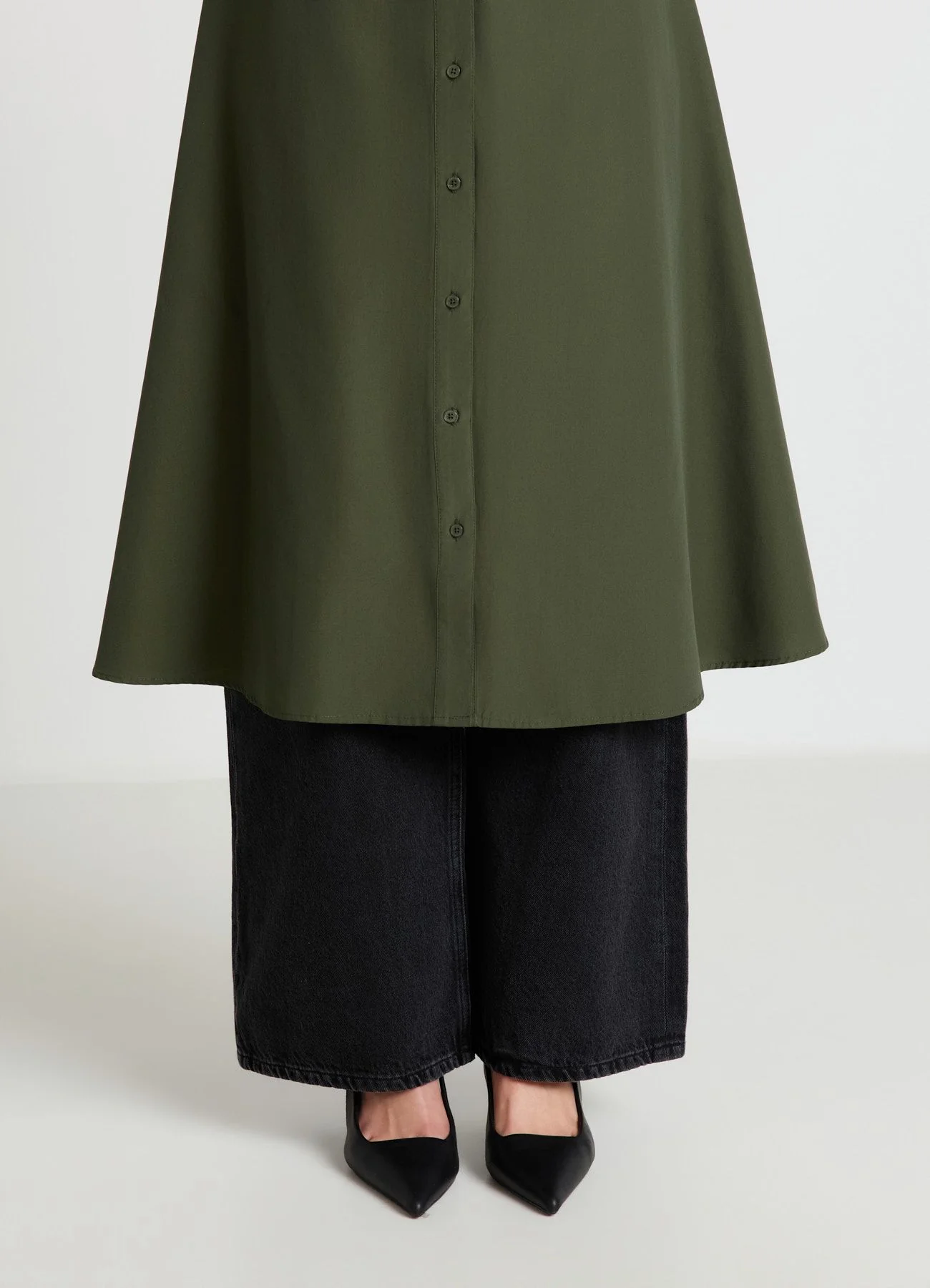 Slingback in pelle