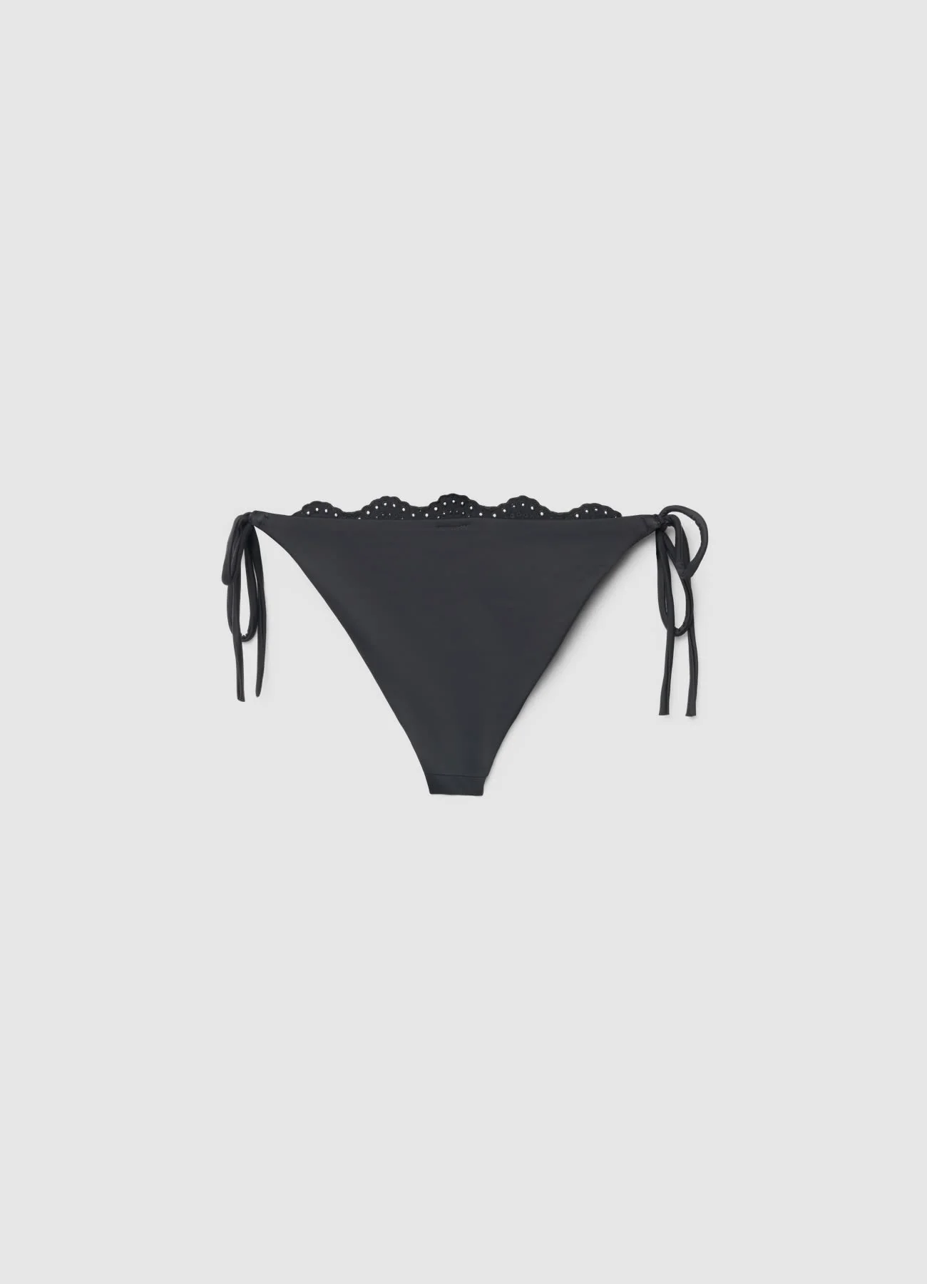Slip bikini brasiliana con sangallo e laccetti - Image 8