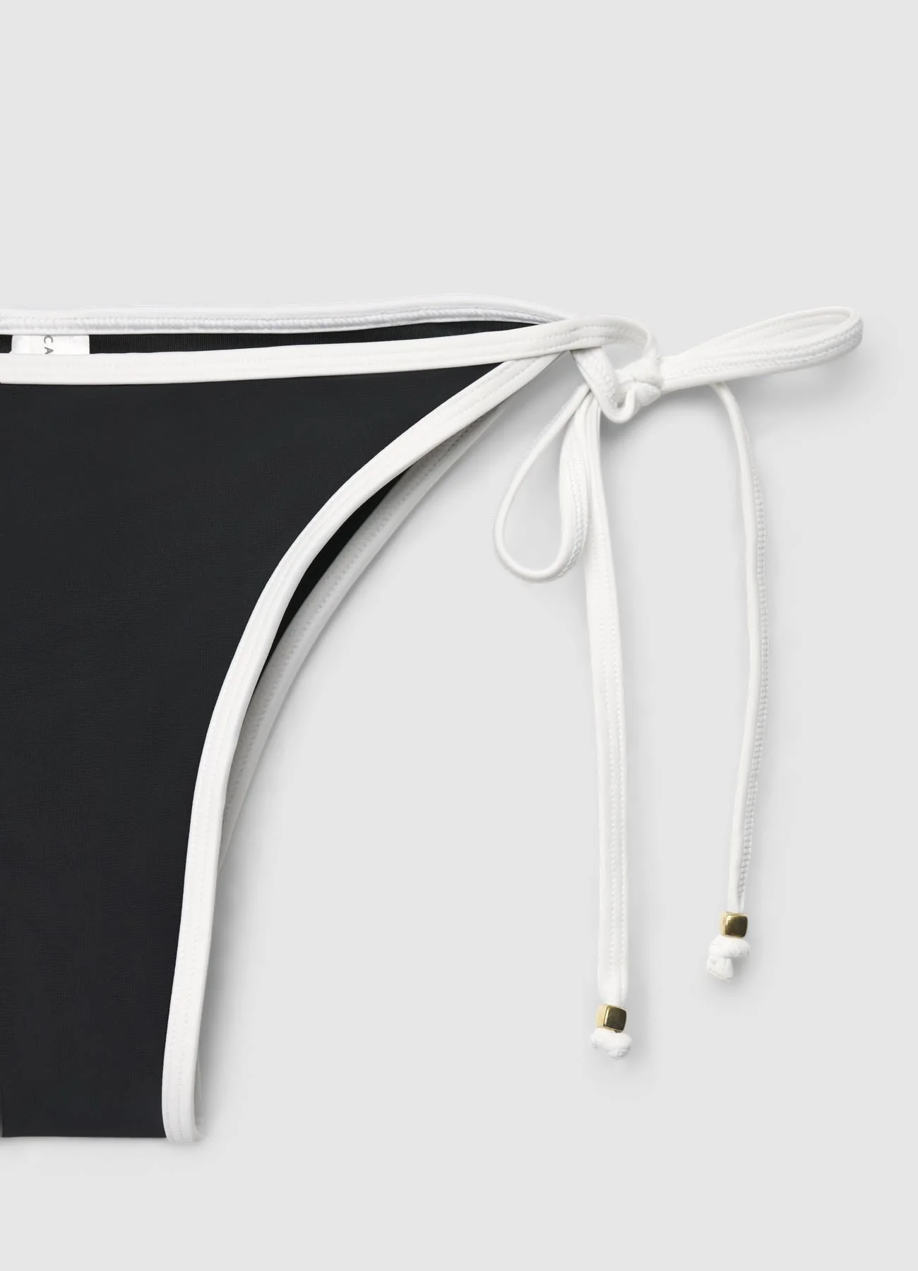 Slip mare brasiliana con piping e laccetti - Image 6