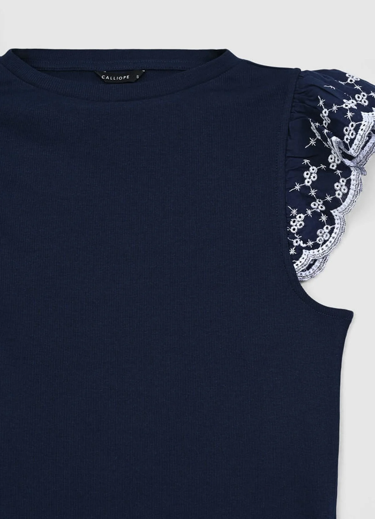 T-shirt a costina volant - Image 2