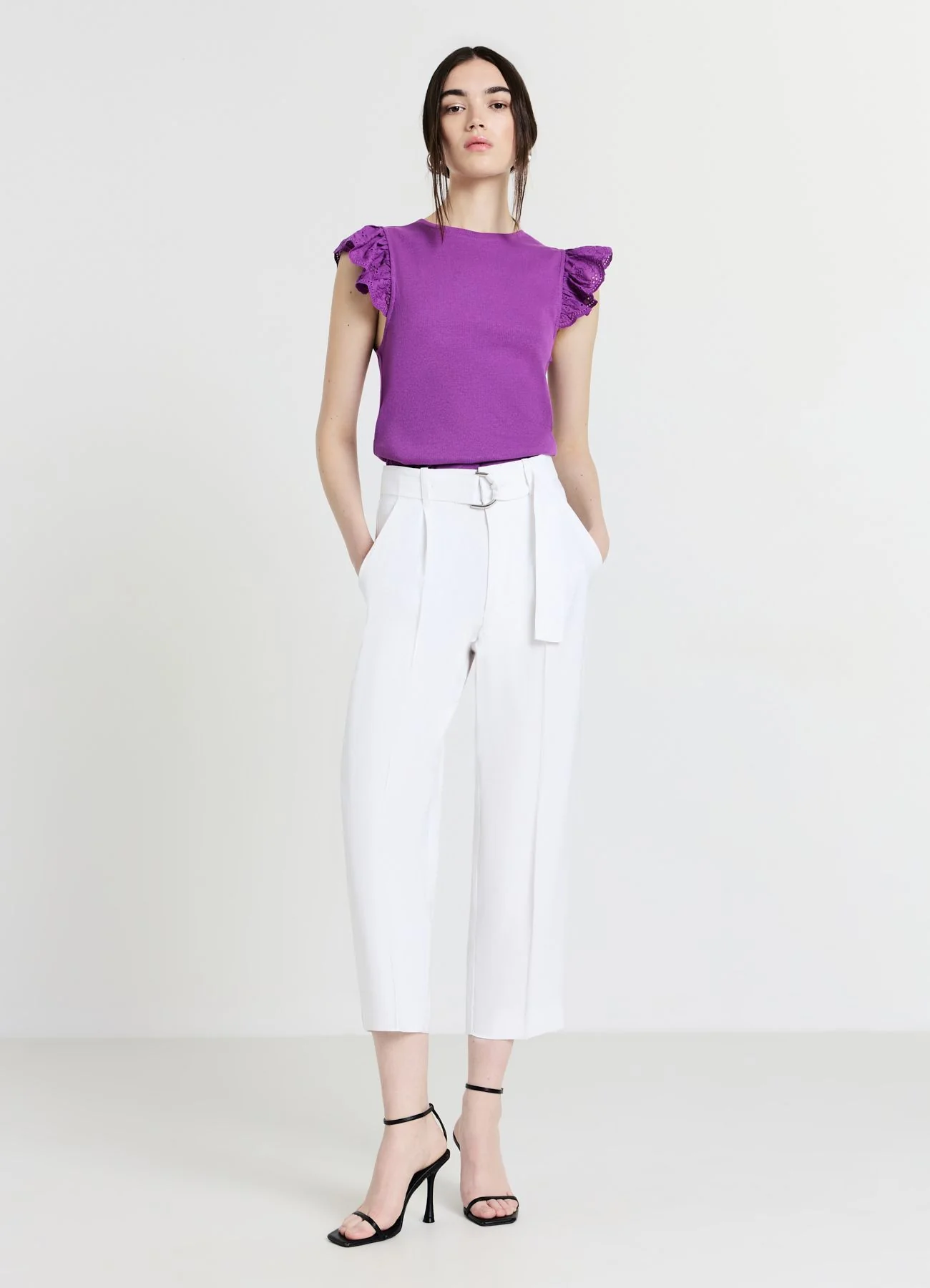 T-shirt a costina volant - Image 3