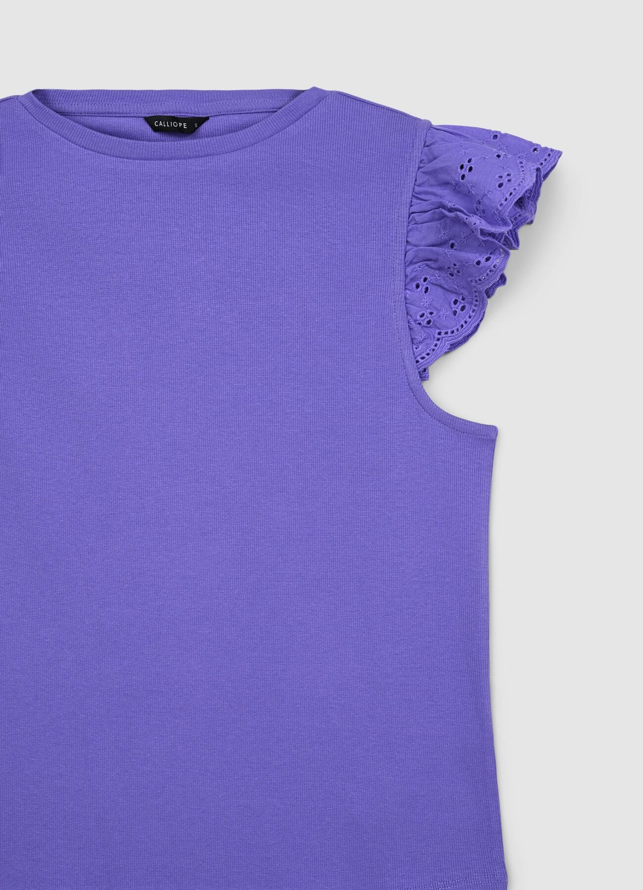 T-shirt a costina volant - Image 6