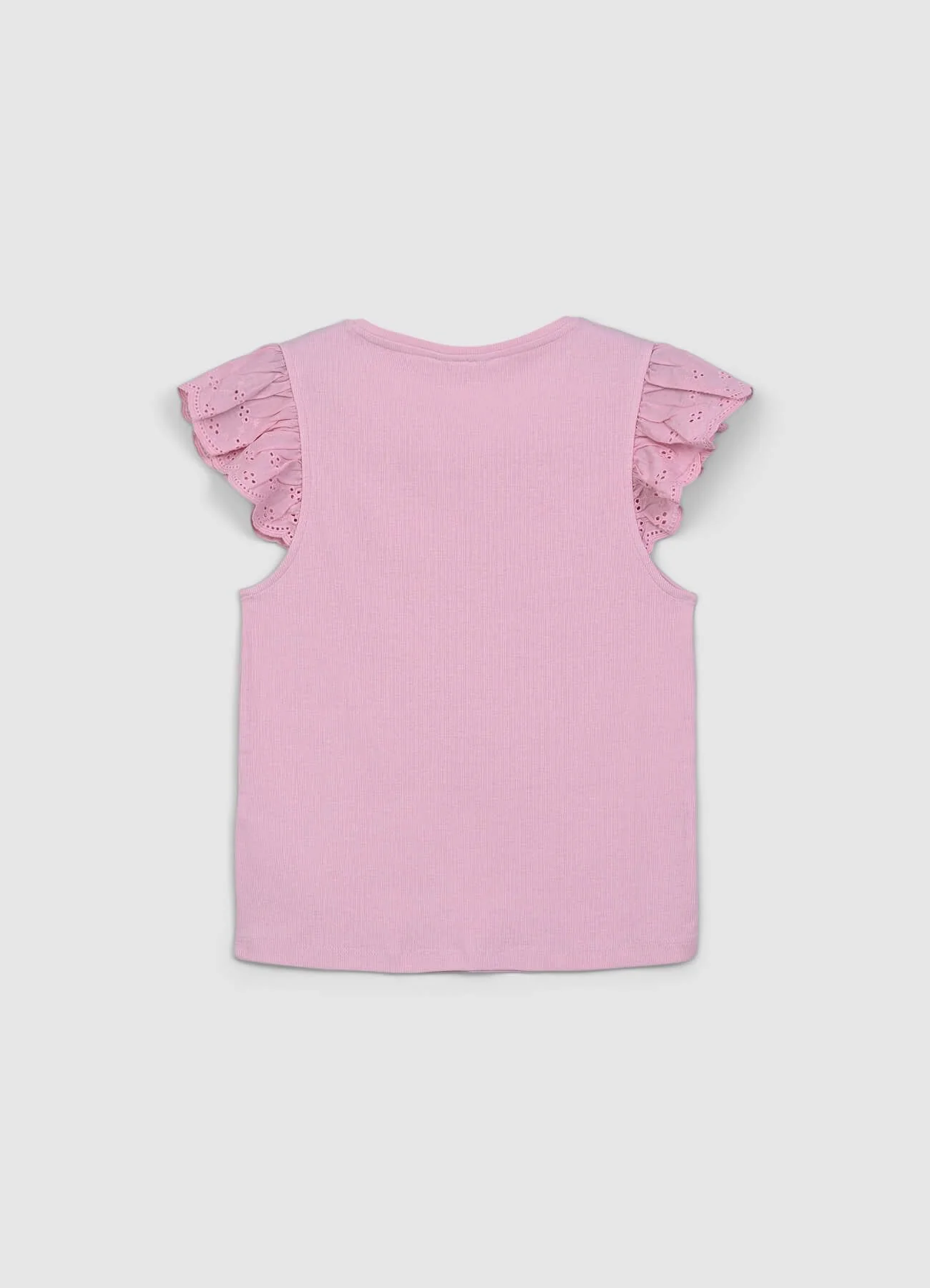 T-shirt a costina volant - Image 6