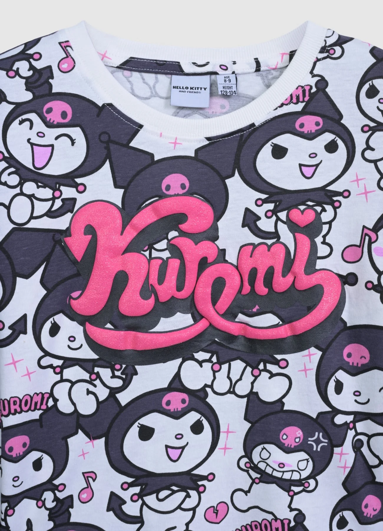 T-shirt a maniche lunghe con stampa Kuromi - Image 5