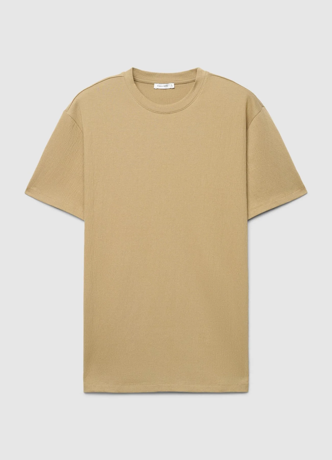T-shirt a tinta unita con girocollo - Image 4