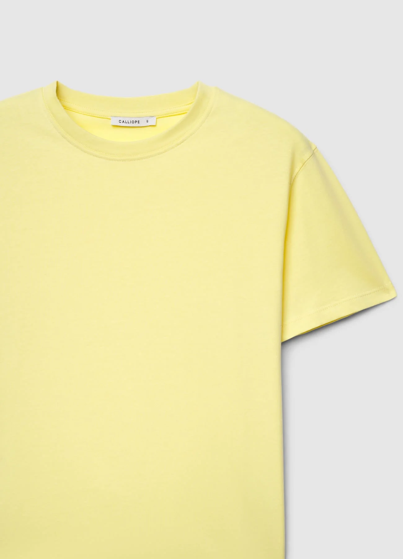 T-shirt a tinta unita con girocollo - Image 5