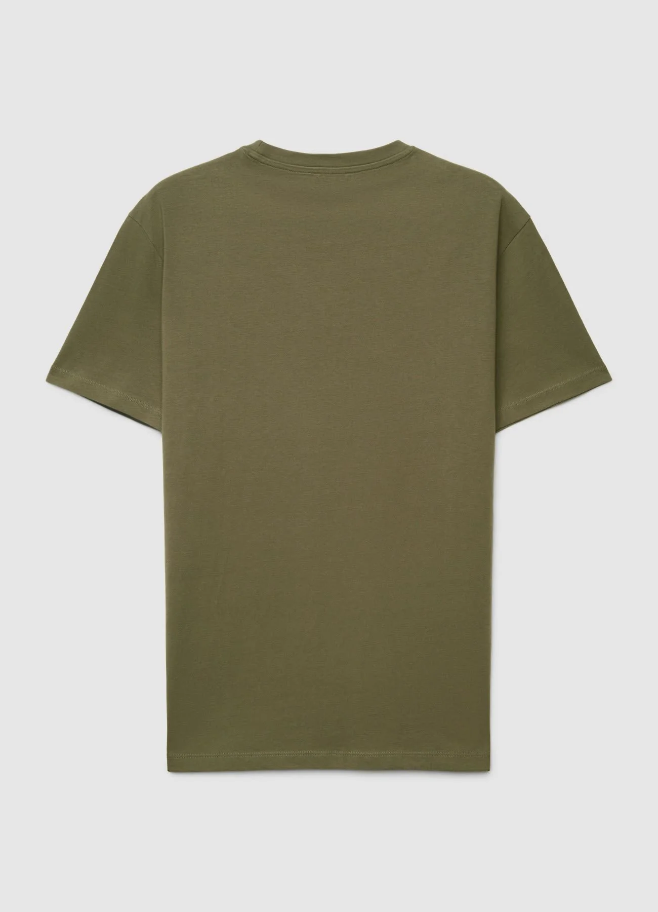 T-shirt a tinta unita con girocollo - Image 6