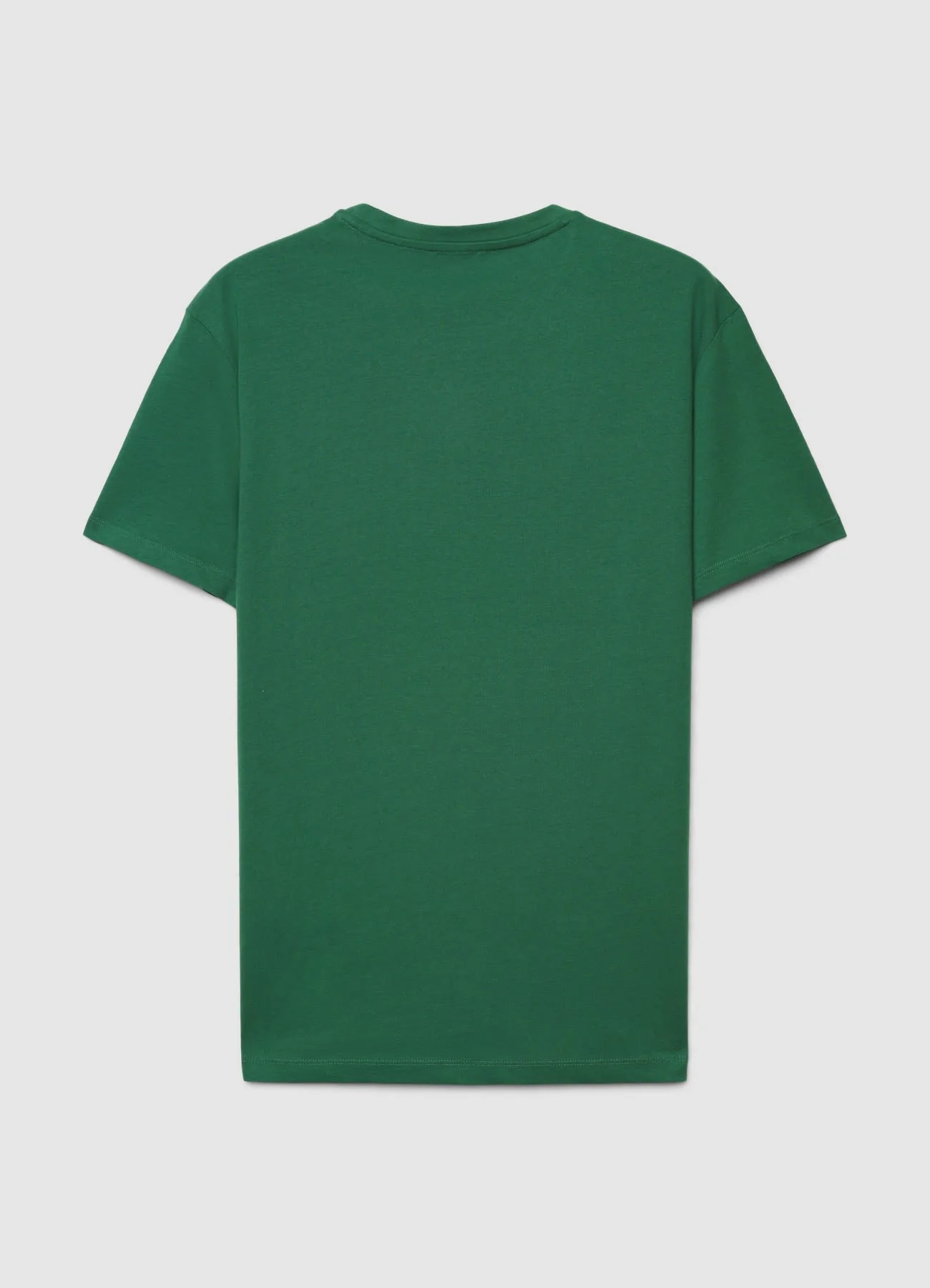 T-shirt a tinta unita con girocollo - Image 5