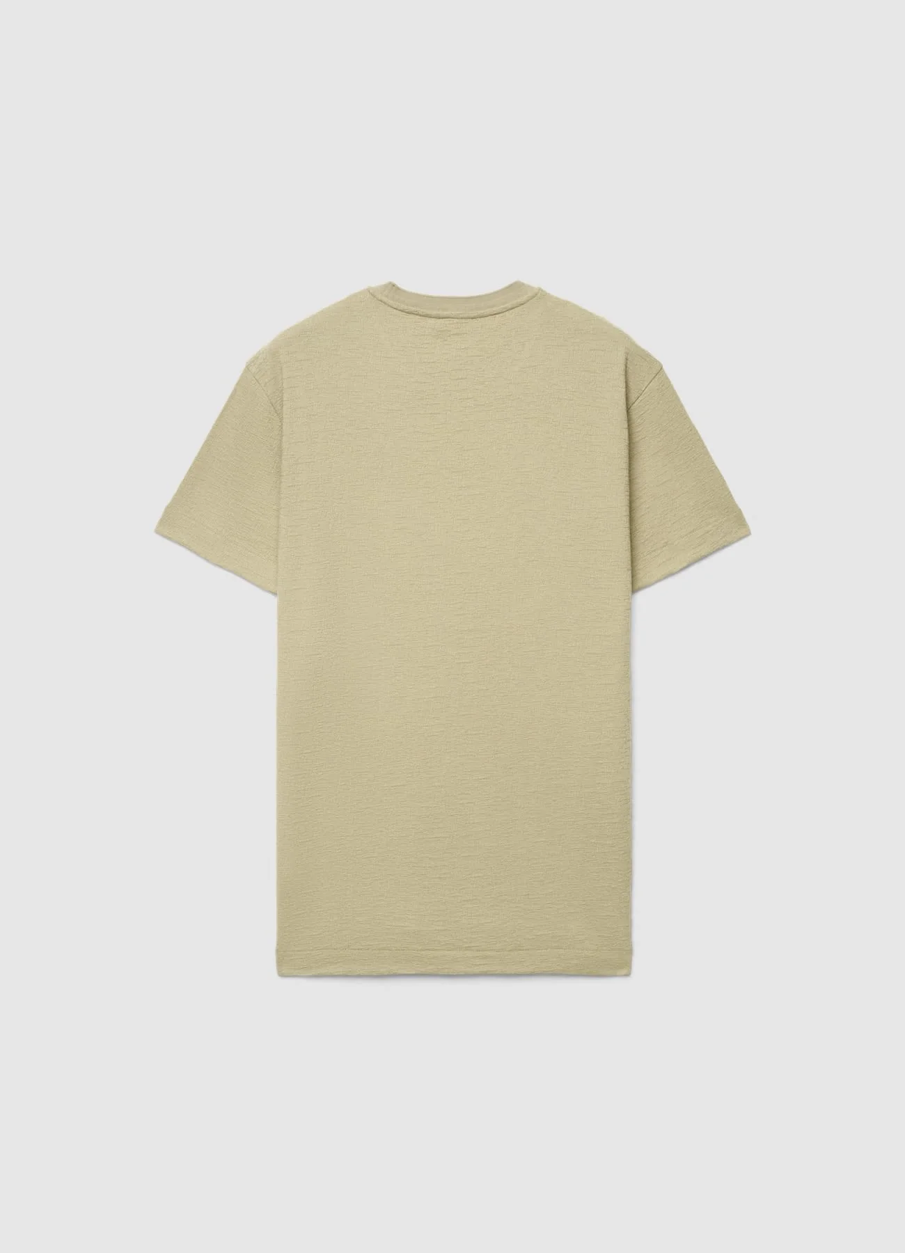 T-shirt a tinta unita con texture - Image 6