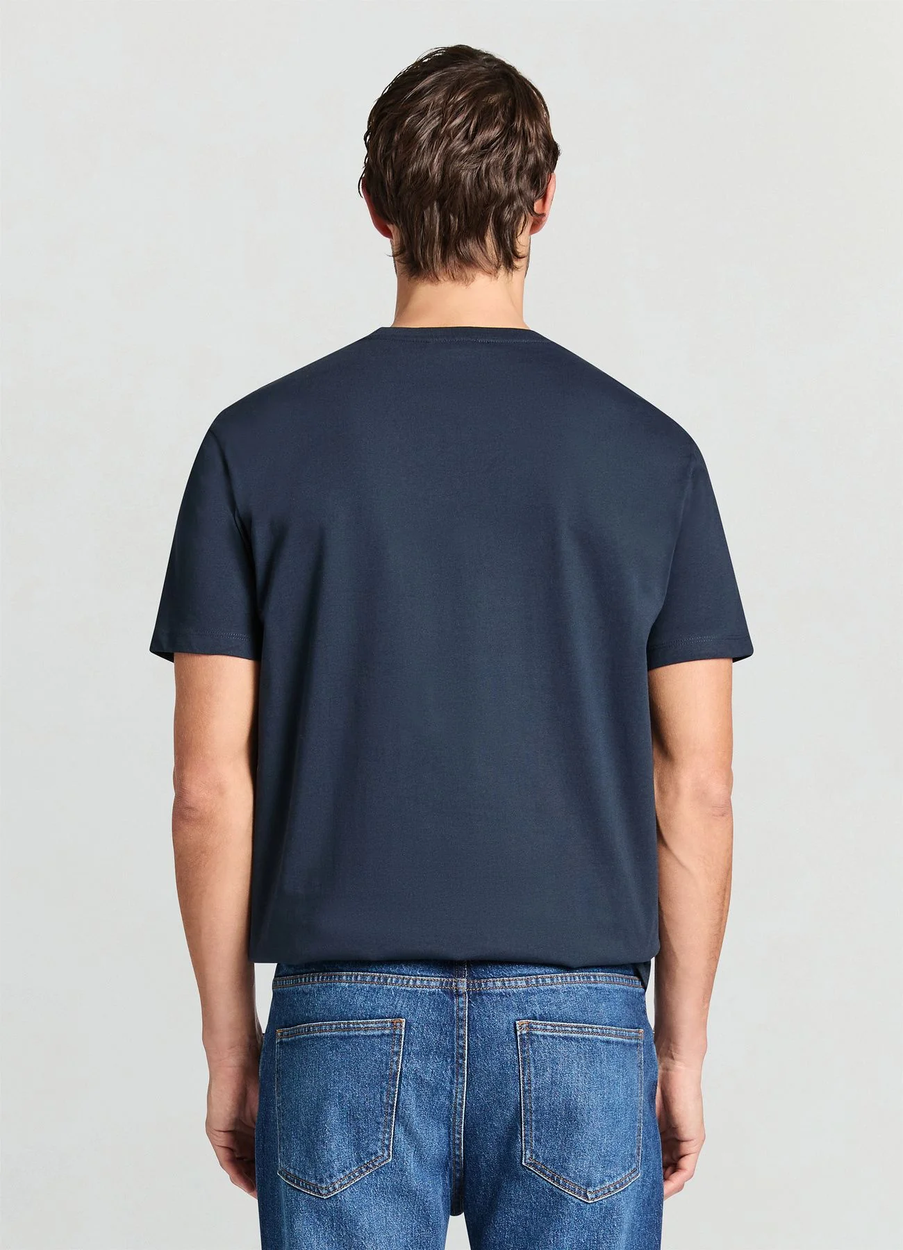 T-shirt a tinta unita girocollo