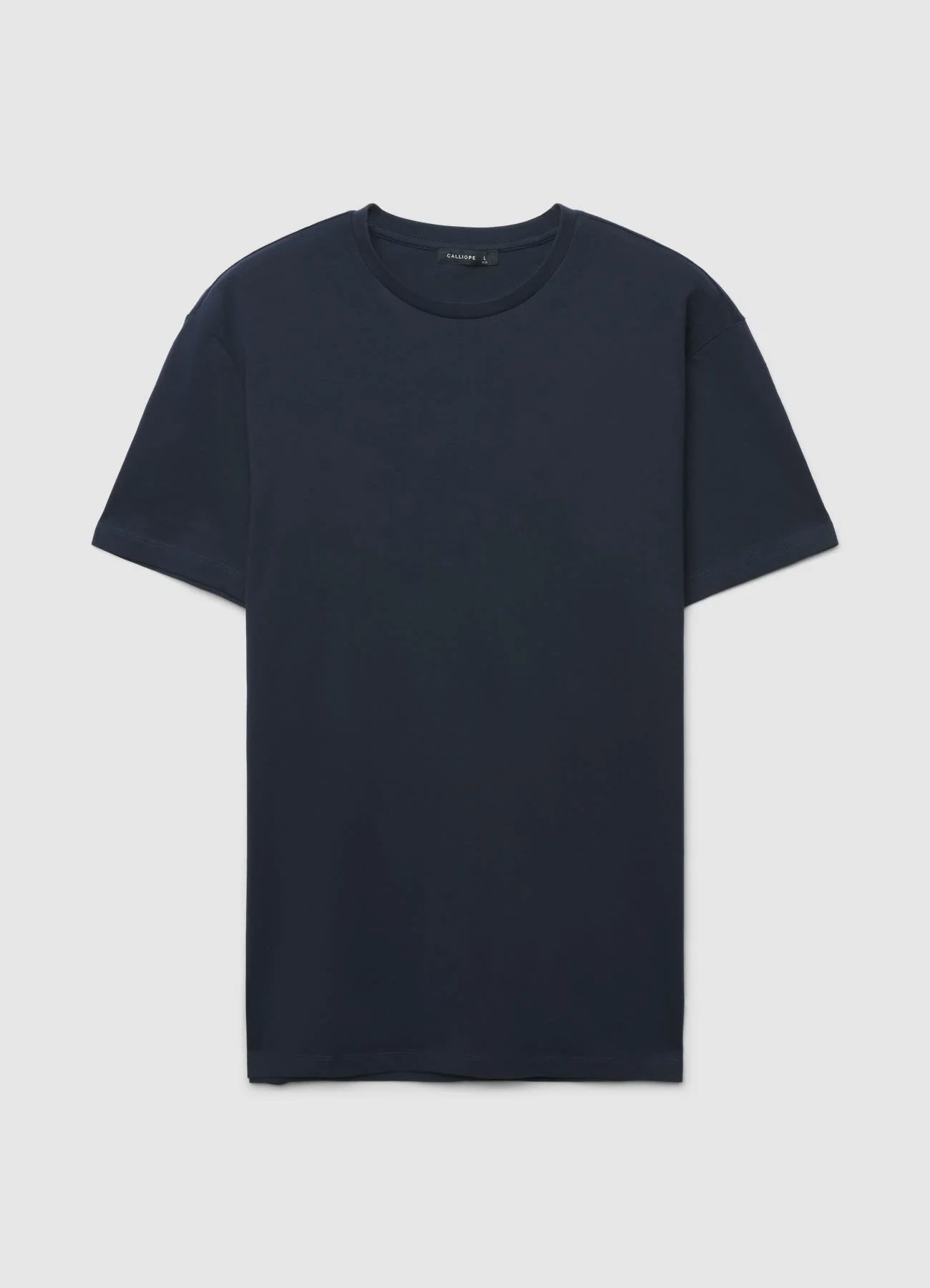 T-shirt a tinta unita girocollo - Image 5