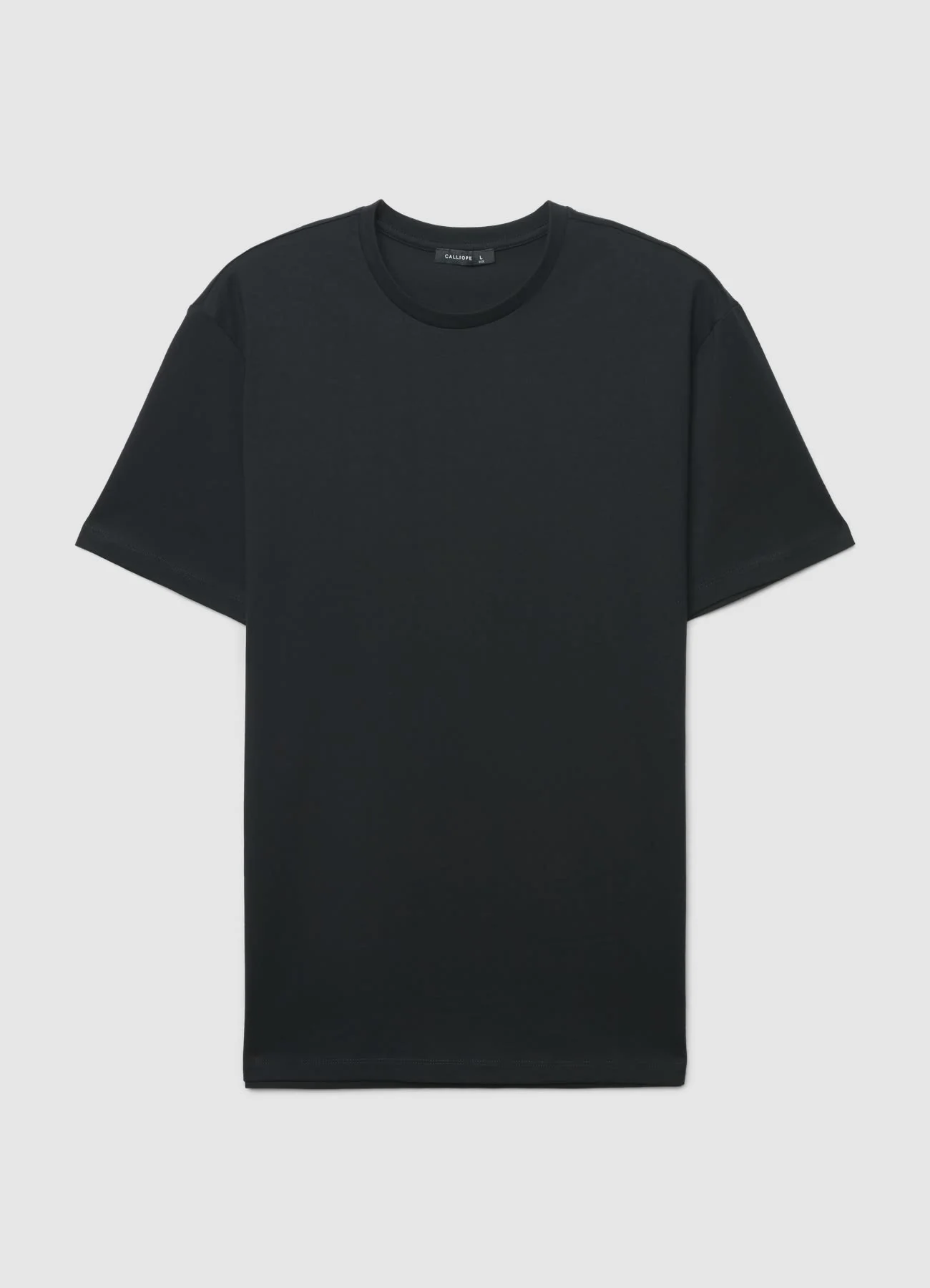 T-shirt a tinta unita girocollo - Image 6