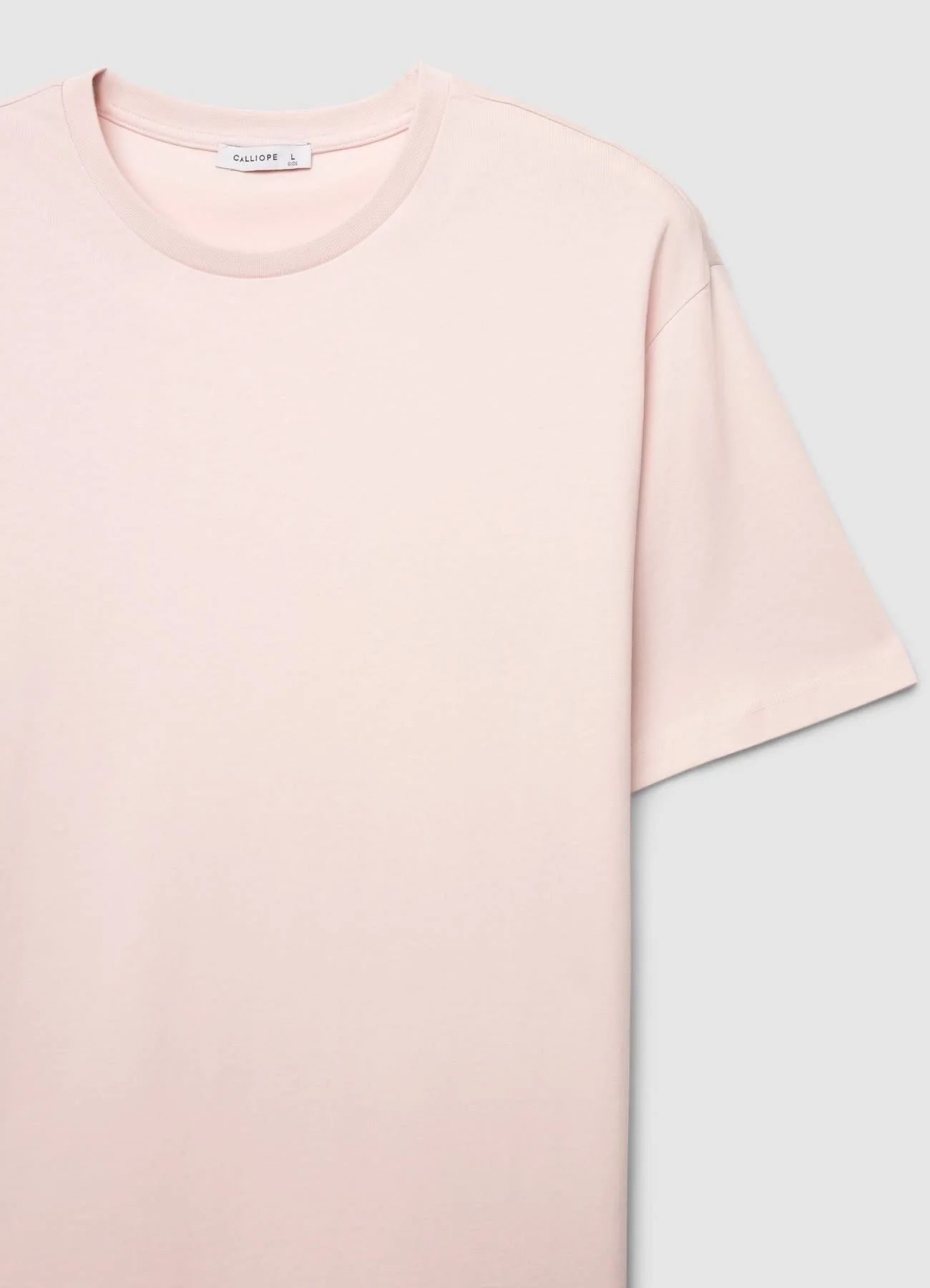 T-shirt a tinta unita girocollo - Image 4