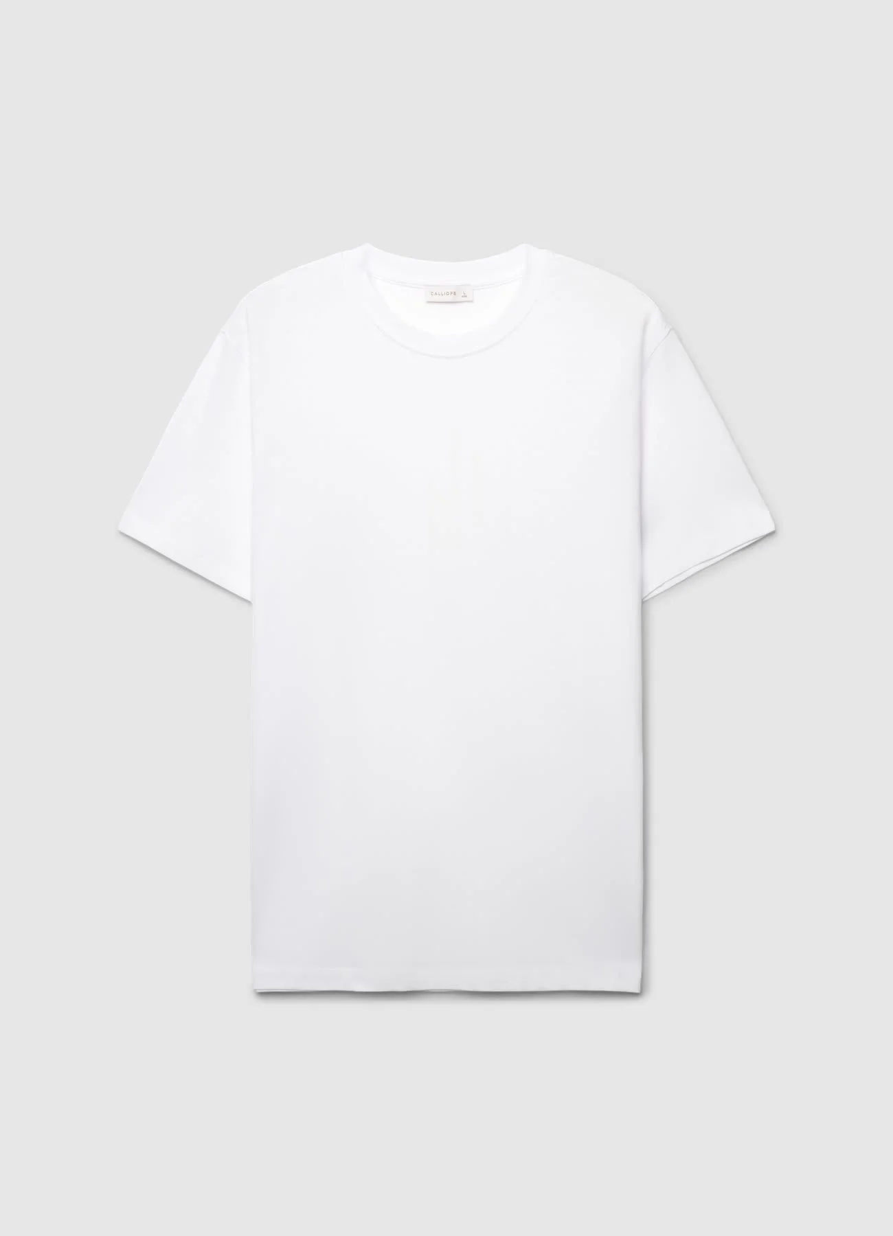 T-shirt a tinta unita in tessuto piquet - Image 5