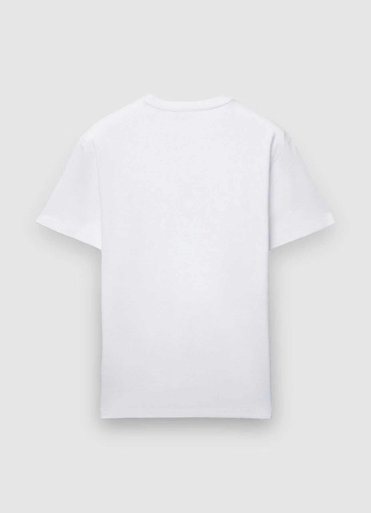 T-shirt a tinta unita tessuto lavorato - Image 6