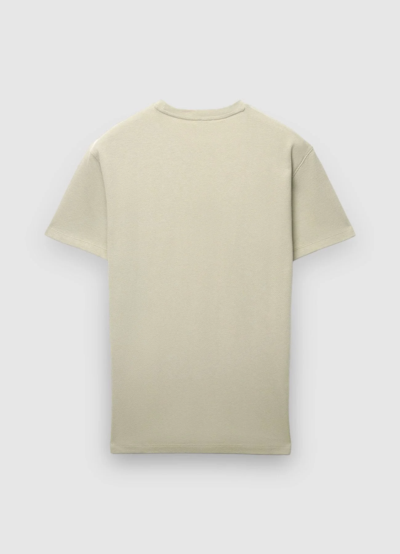T-shirt a tinta unita tessuto lavorato - Image 5