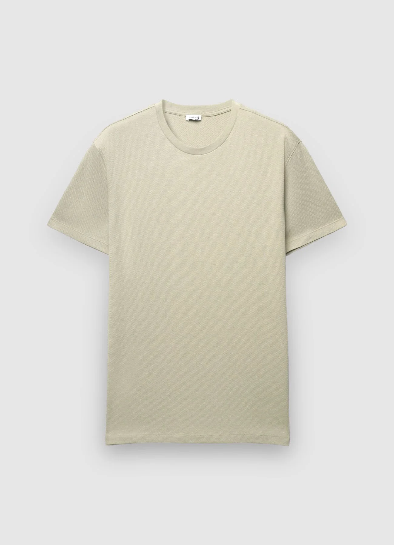 T-shirt a tinta unita tessuto lavorato - Image 6