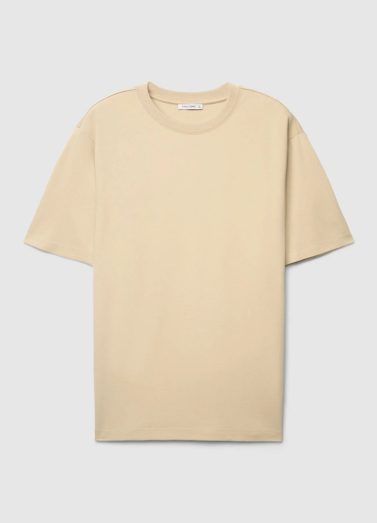 T-shirt ampia a tinta unita - Image 5