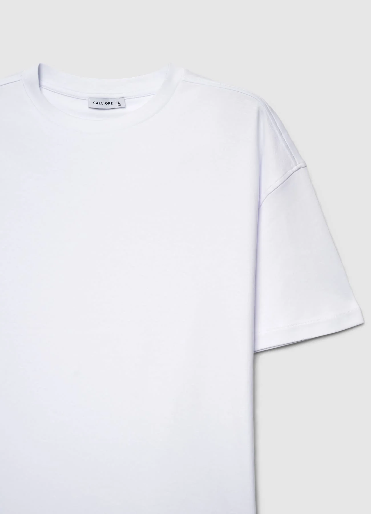 T-shirt ampia a tinta unita - Image 4