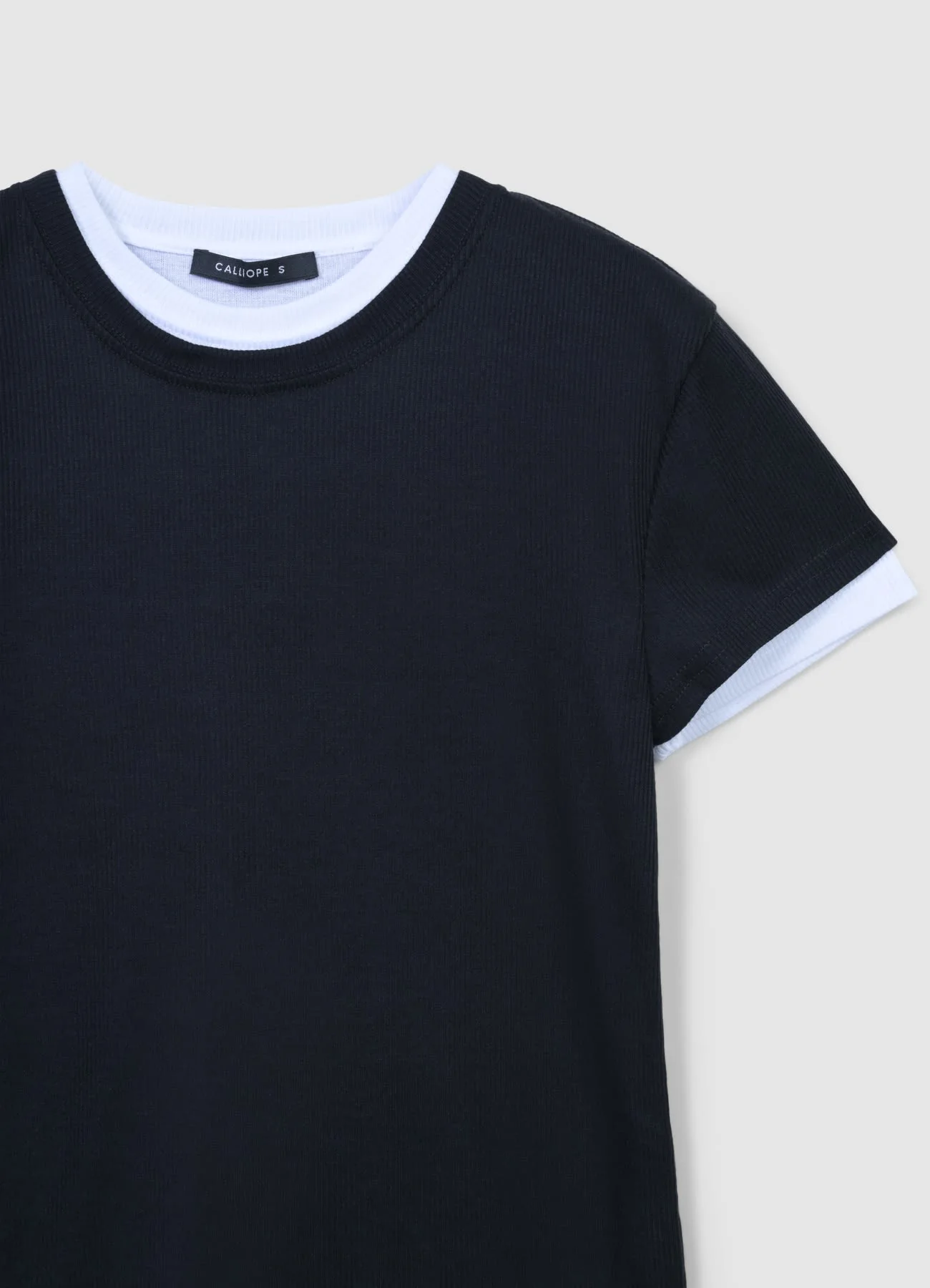 T-shirt bi-tessuto - Image 5