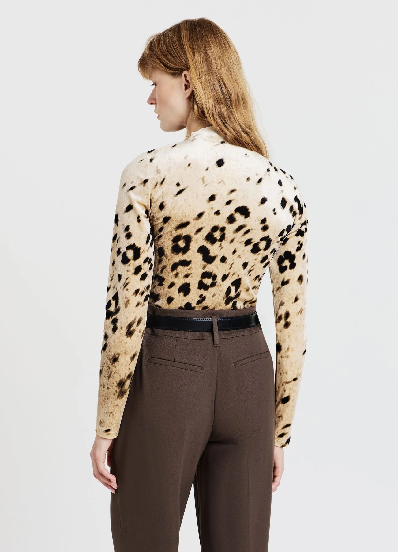 T-shirt collo a cratere animalier - Image 2